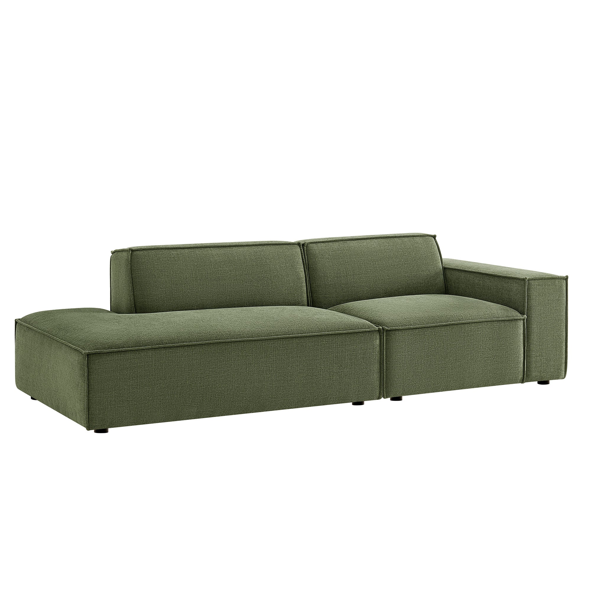 Modway EEI-7427 Restore 2-Piece Performance Fabric Upholstered Modular Loveseat