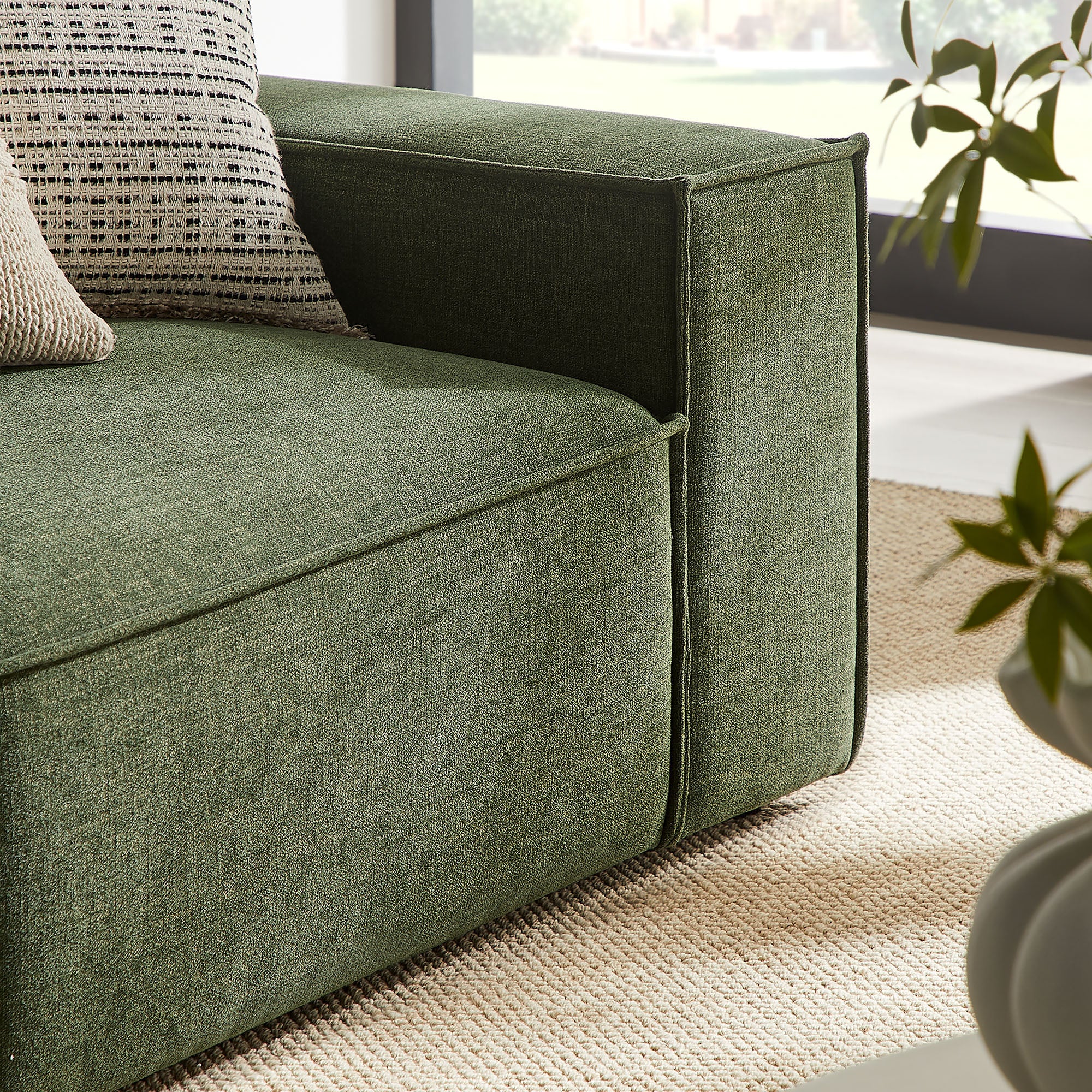 Modway EEI-7427 Restore 2-Piece Performance Fabric Upholstered Modular Loveseat