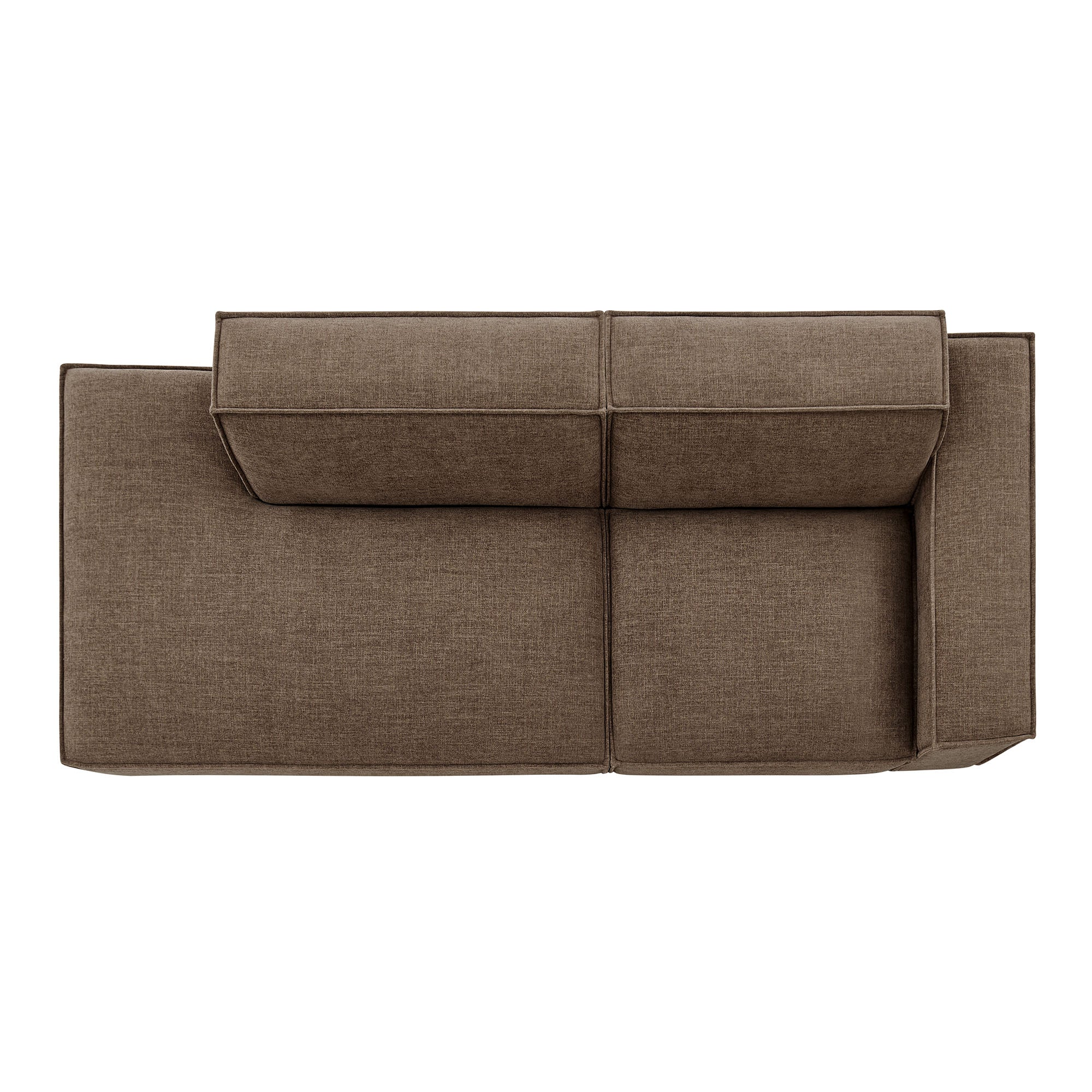 Modway EEI-7427 Restore 2-Piece Performance Fabric Upholstered Modular Loveseat