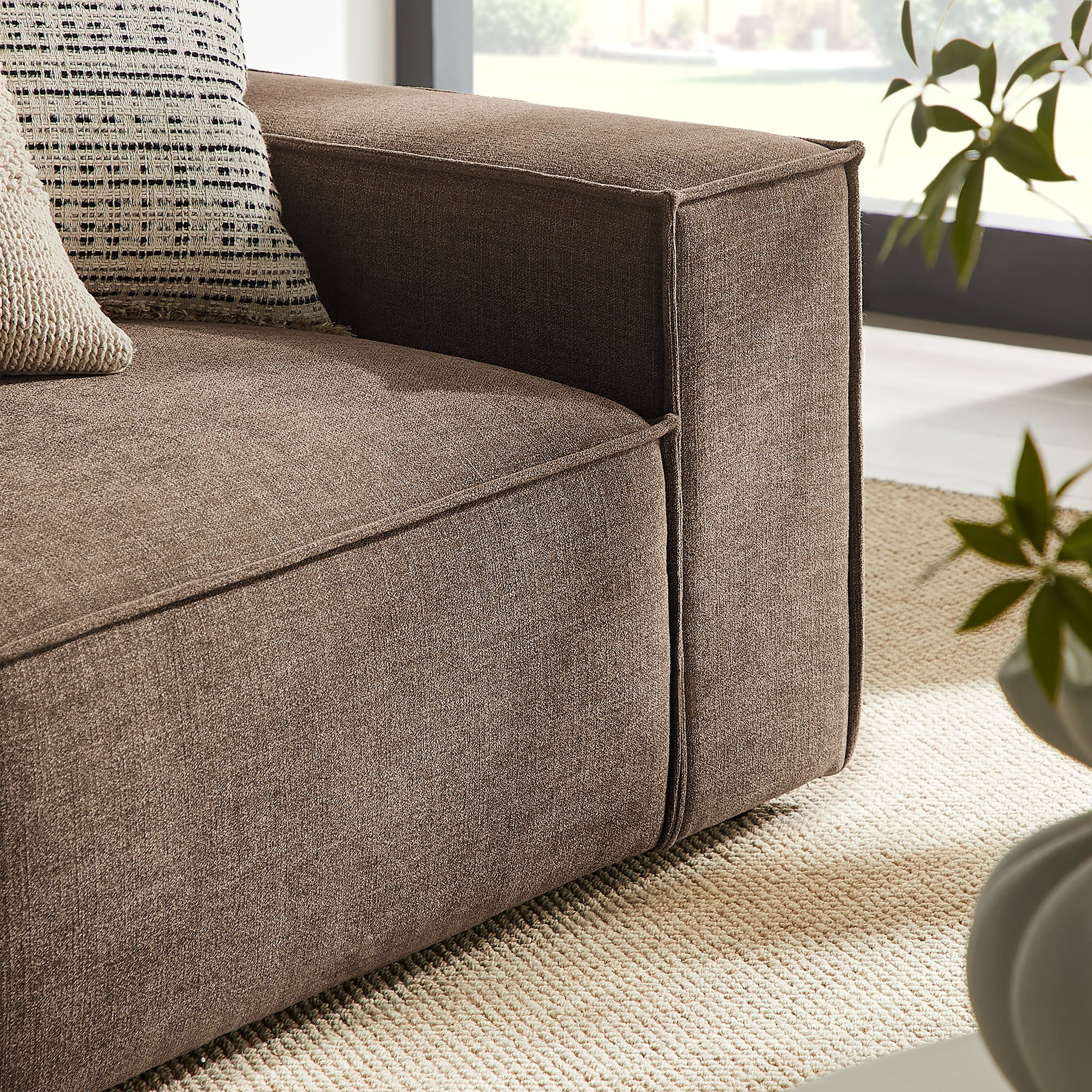Modway EEI-7427 Restore 2-Piece Performance Fabric Upholstered Modular Loveseat