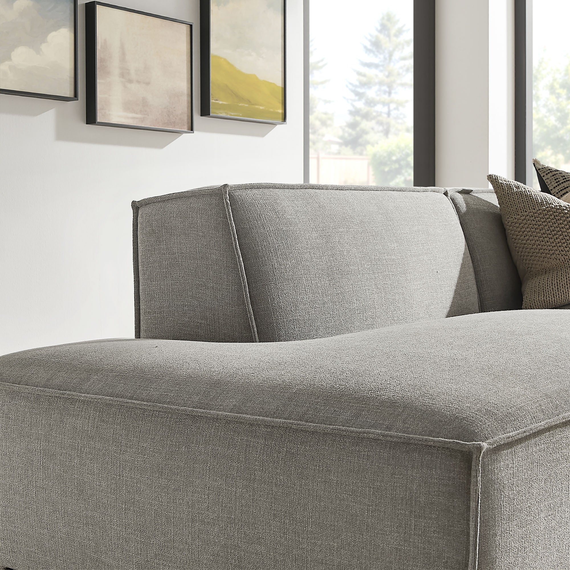 Modway EEI-7427 Restore 2-Piece Performance Fabric Upholstered Modular Loveseat