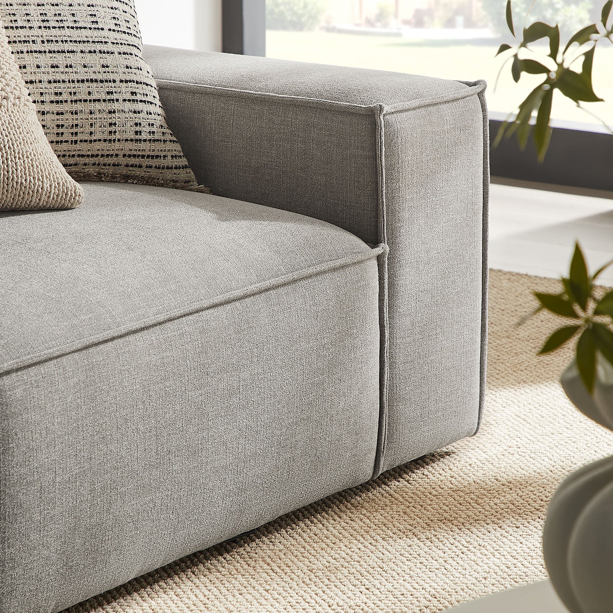 Modway EEI-7427 Restore 2-Piece Performance Fabric Upholstered Modular Loveseat