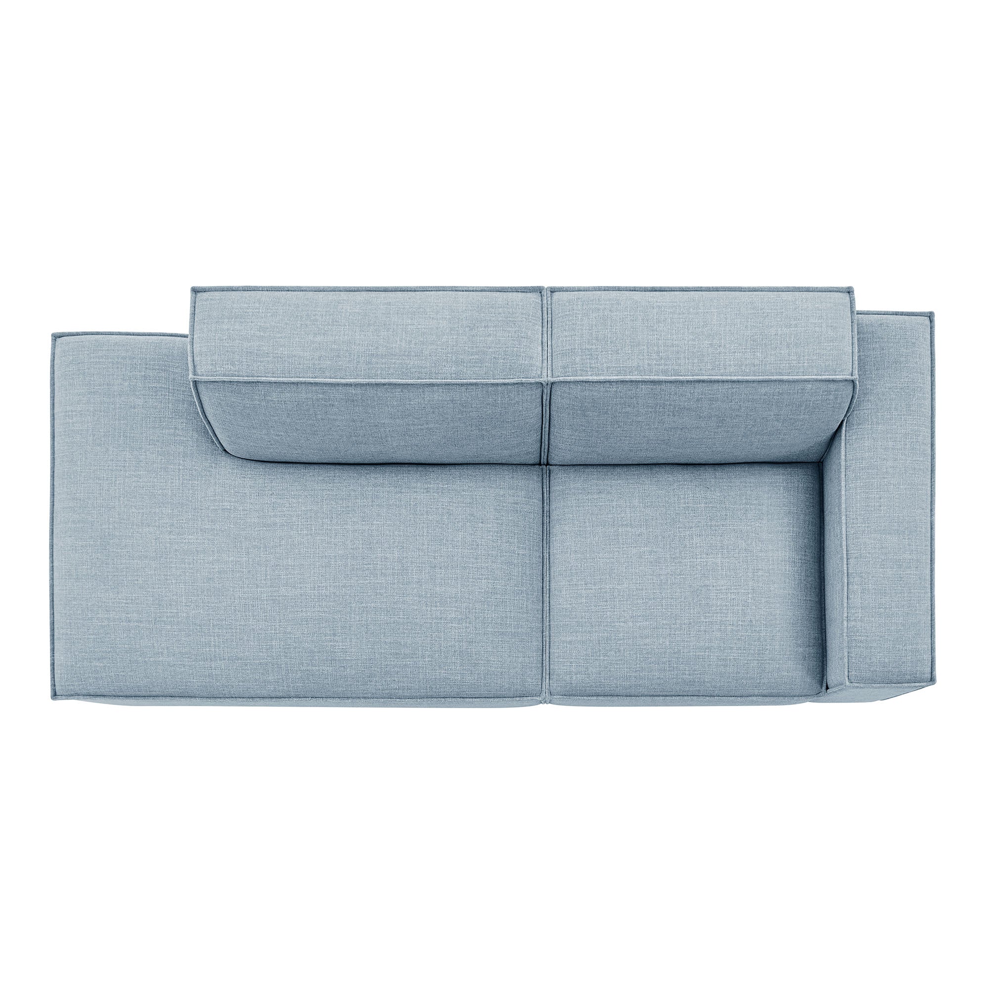 Modway EEI-7427 Restore 2-Piece Performance Fabric Upholstered Modular Loveseat