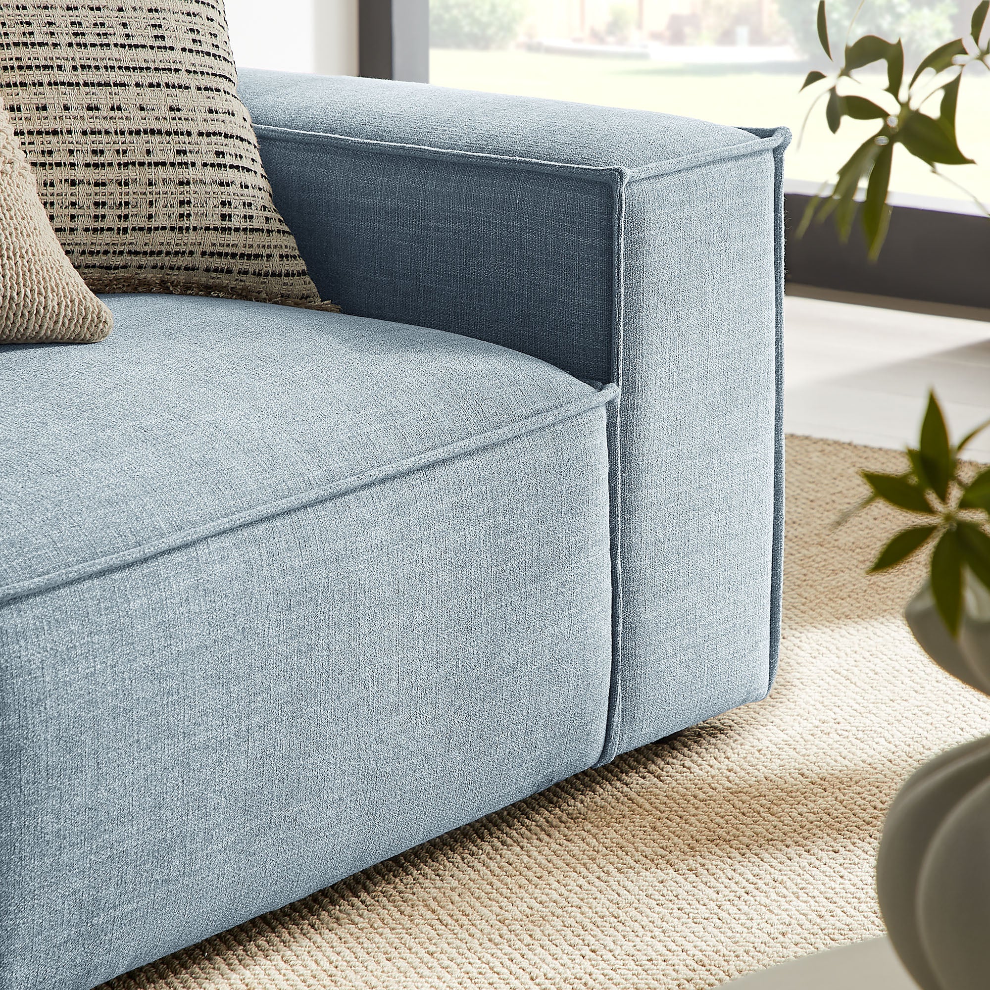 Modway EEI-7427 Restore 2-Piece Performance Fabric Upholstered Modular Loveseat