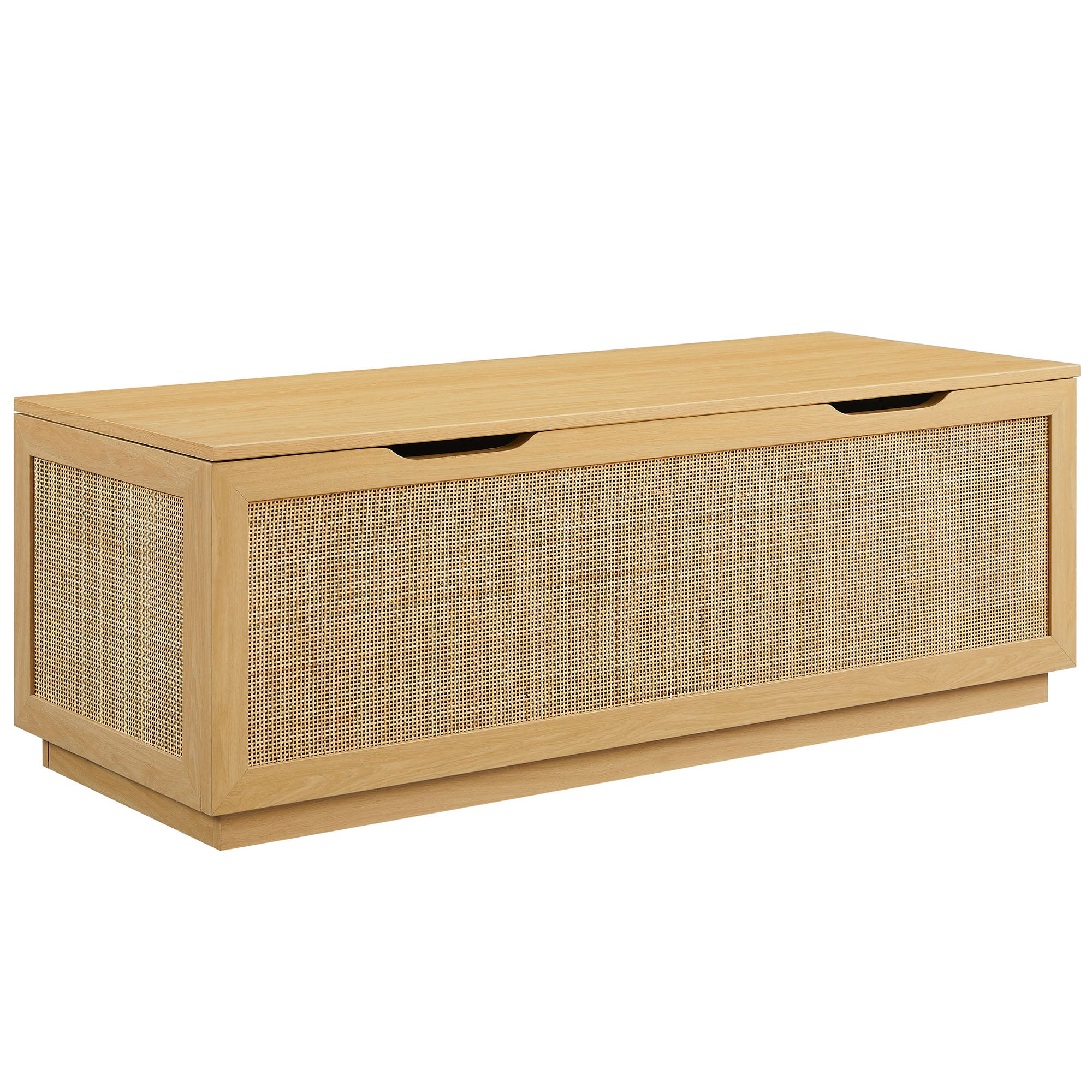 Modway EEI-7474 Soma Fluted 3-in-1 Hall Tree With Storage Bench and Coat Rack