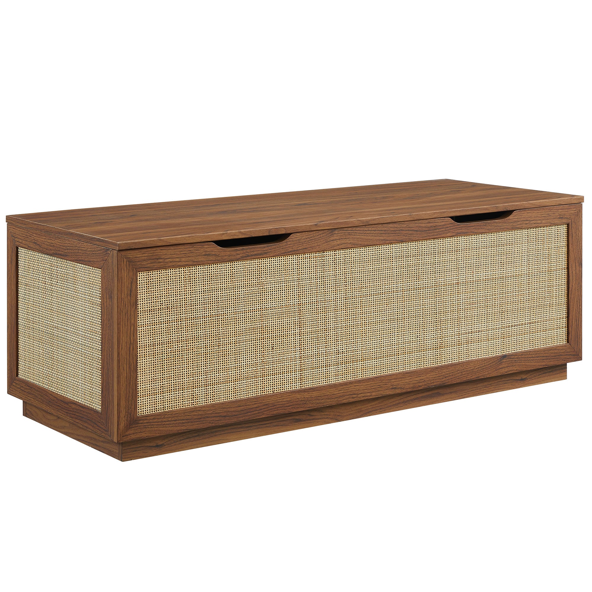 Modway EEI-7474 Soma Fluted 3-in-1 Hall Tree With Storage Bench and Coat Rack