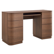 Mirae 55" 6-Drawer Curved Office Desk