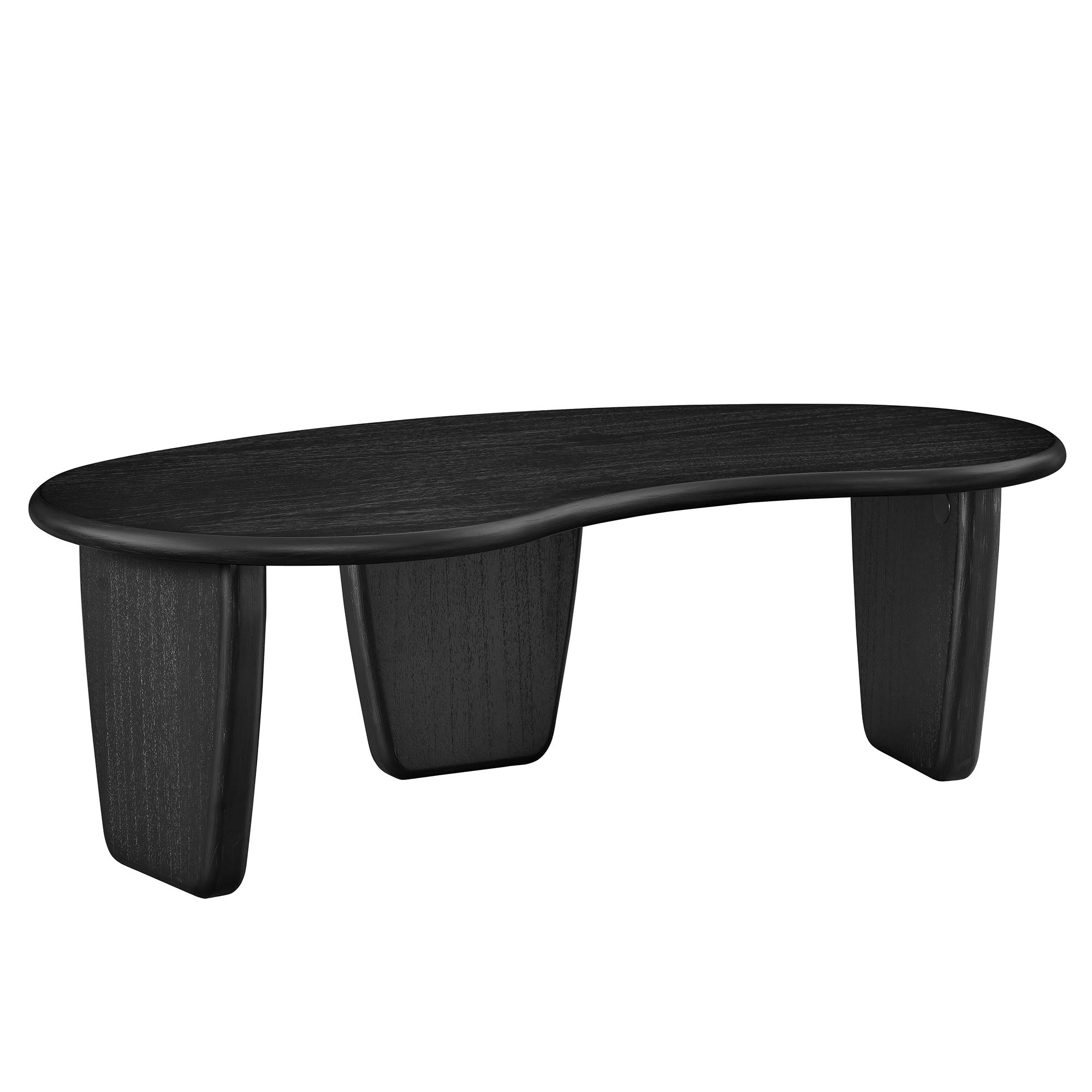 Modway Vetra Kidney-Shaped Free Coffee Table