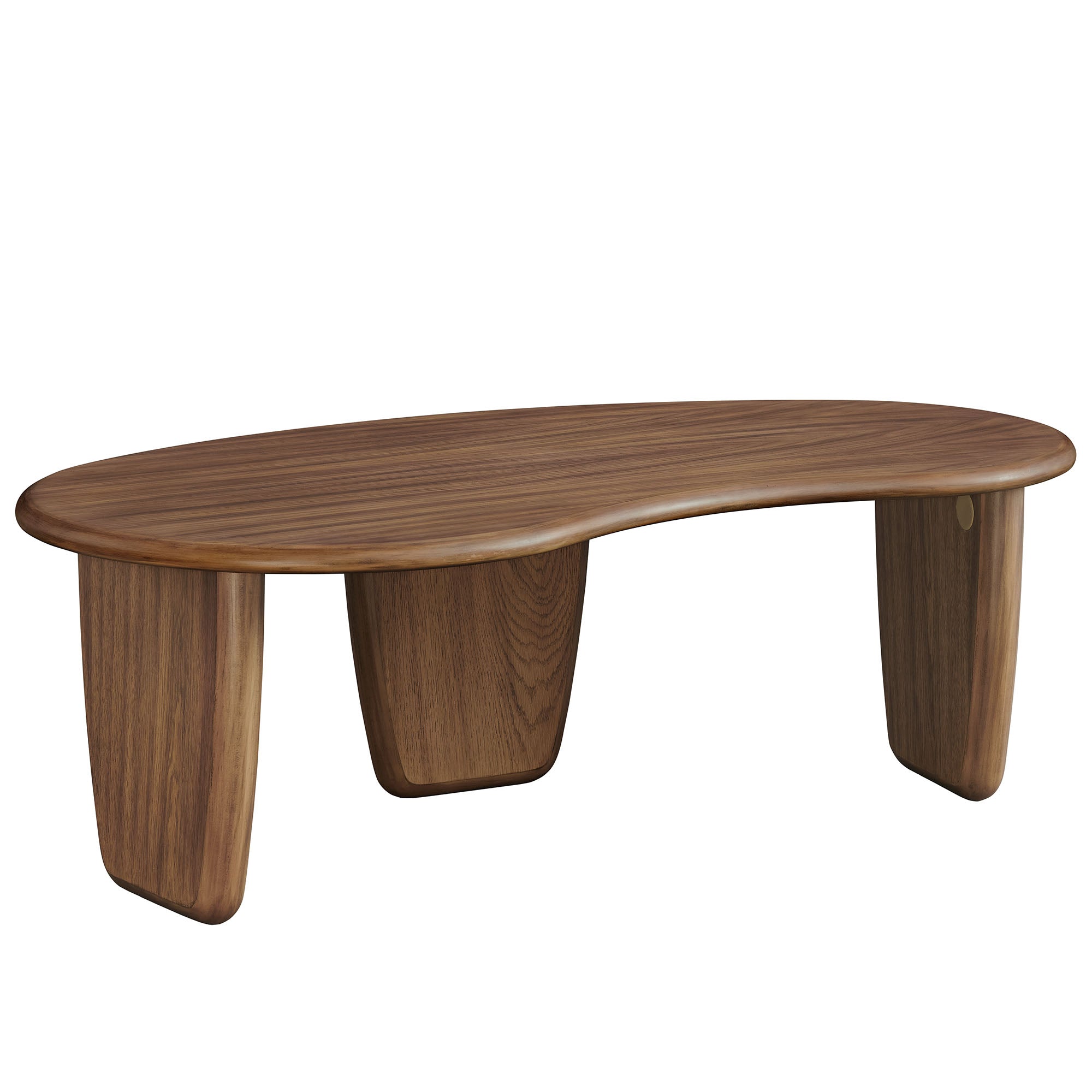 Modway Vetra Kidney-Shaped Free Coffee Table