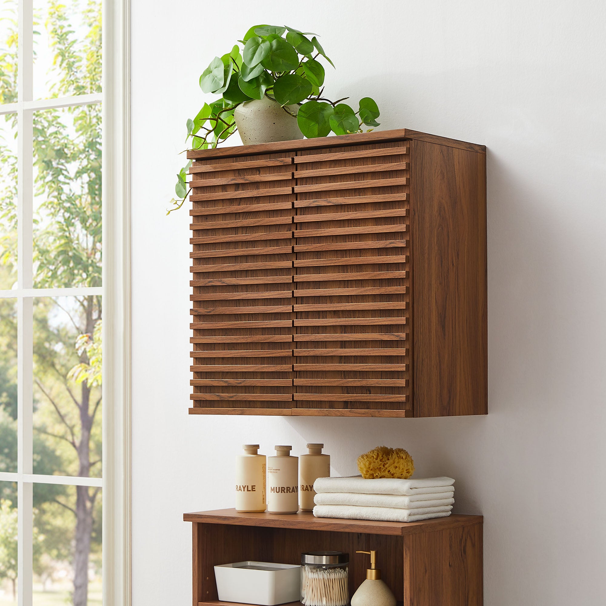Modway Render Wall Mounted Bathroom Cabinet