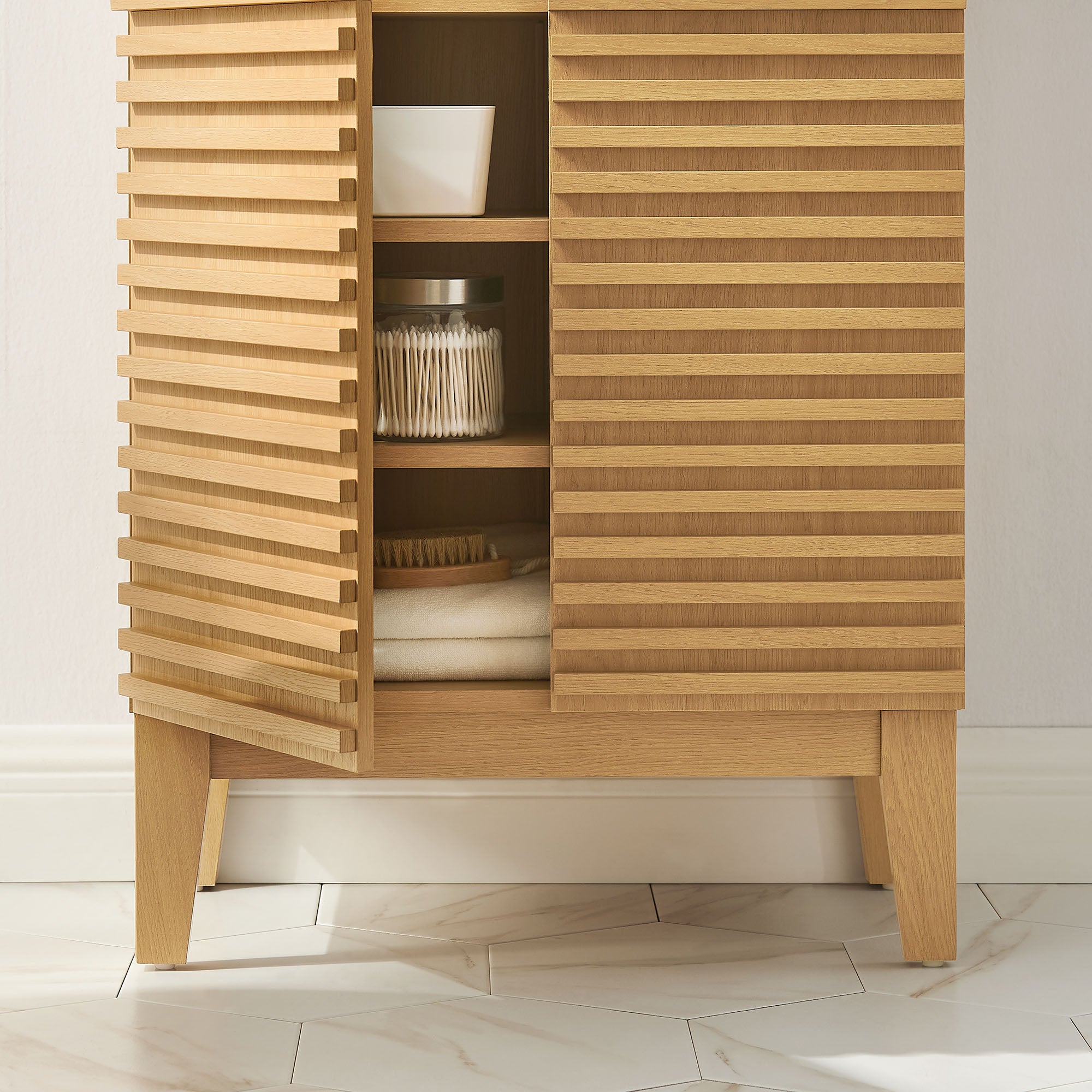 Modway Render Freestanding Bathroom Storage Cabinet