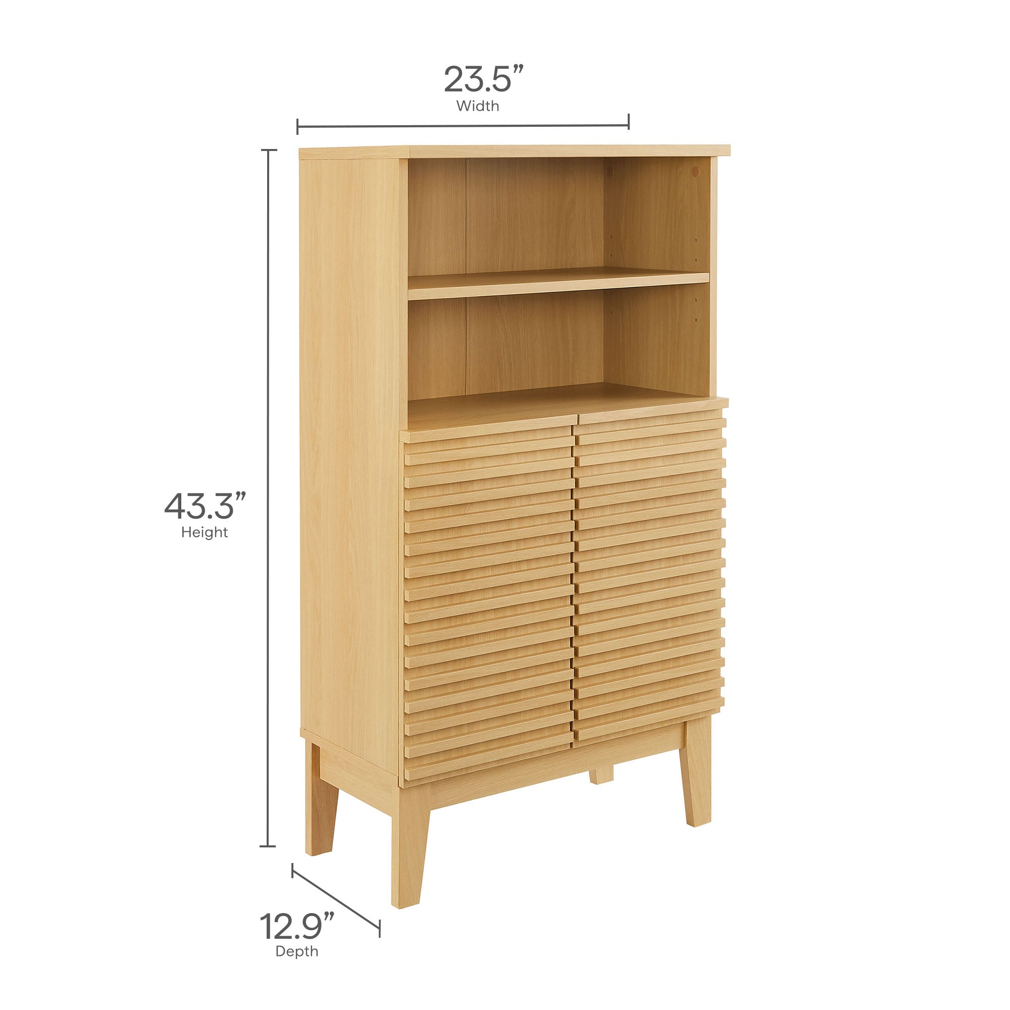 Modway Render Freestanding Bathroom Storage Cabinet