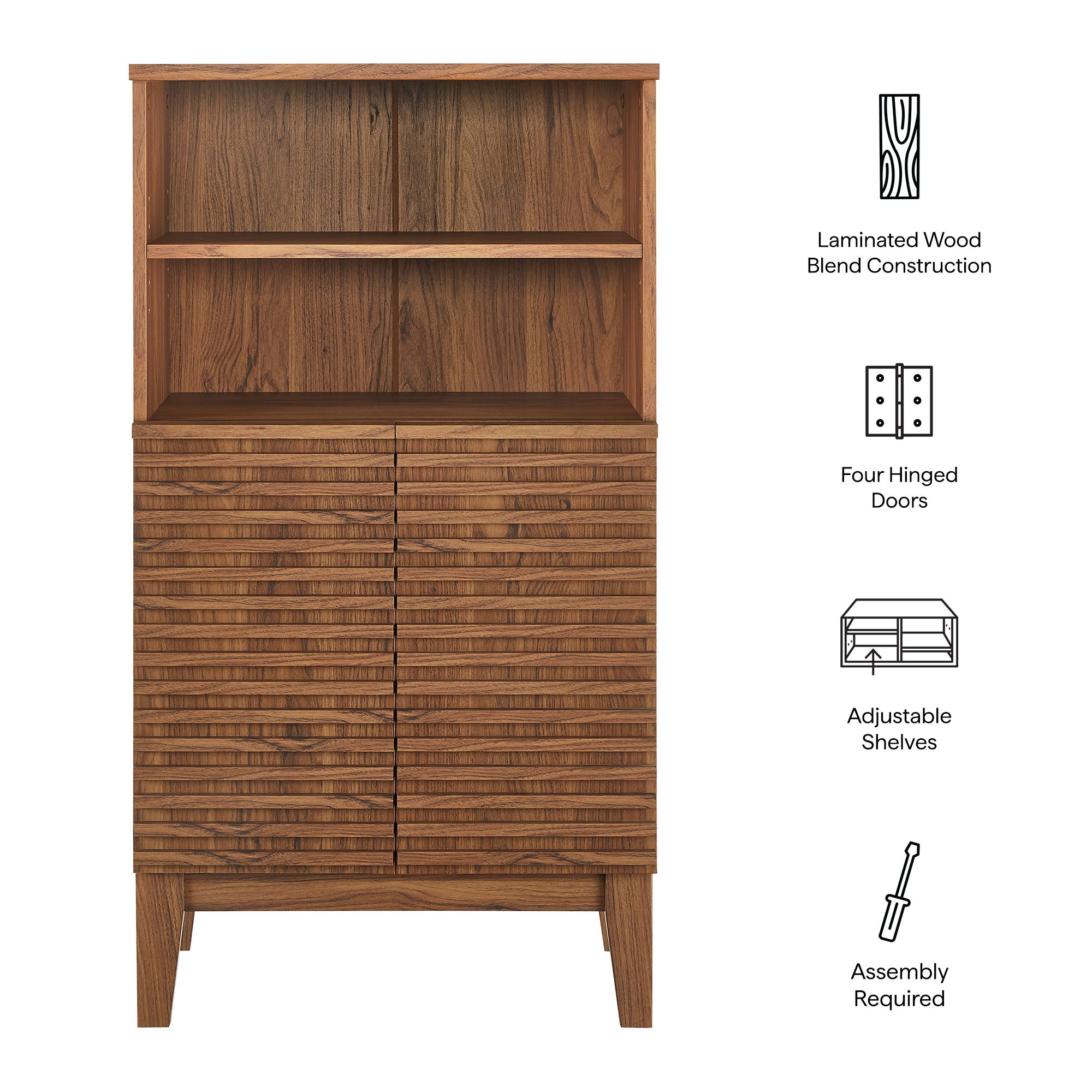 Modway Render Freestanding Bathroom Storage Cabinet