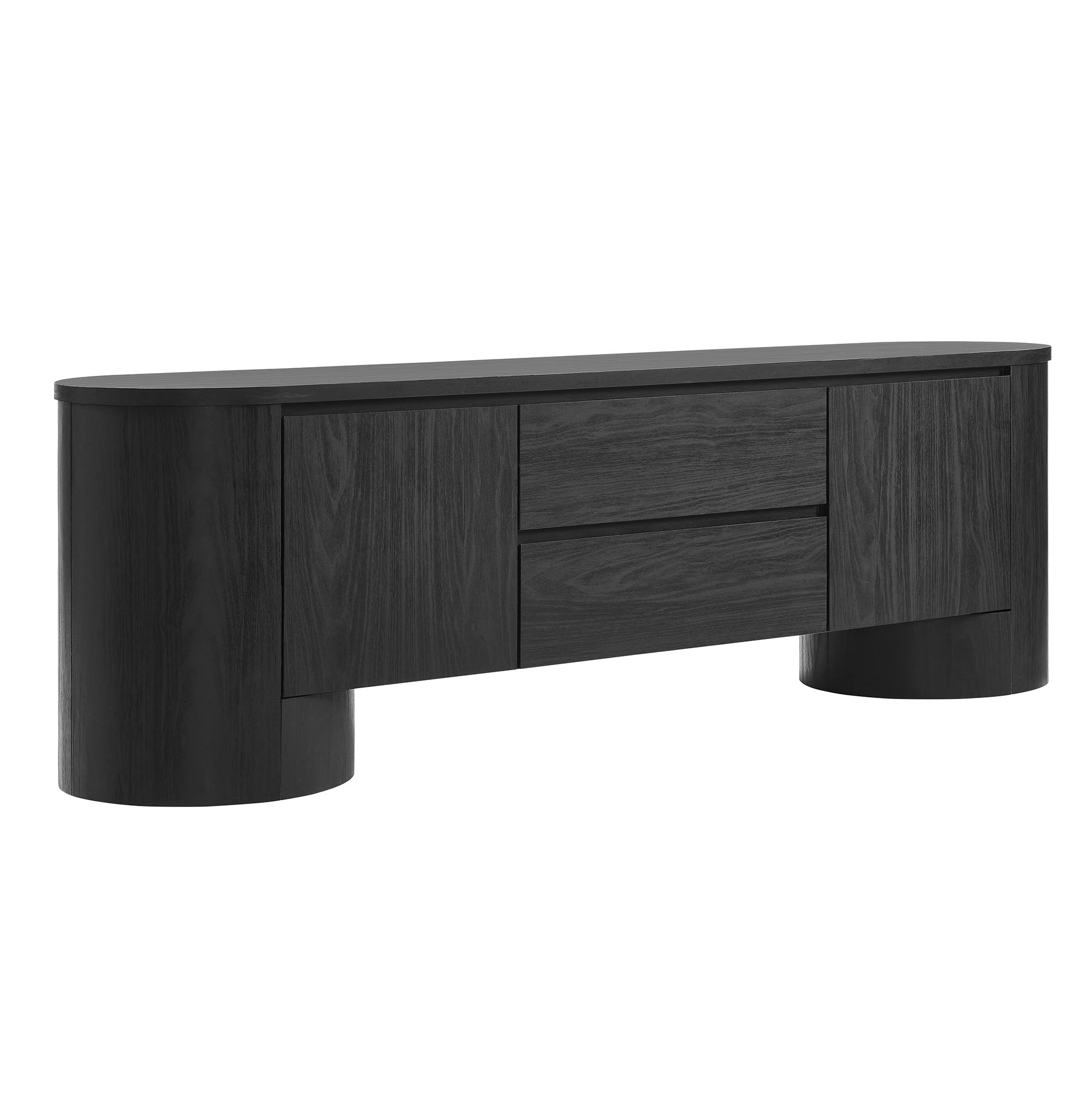 Modway Duval 71 Inch Oval TV Cabinet