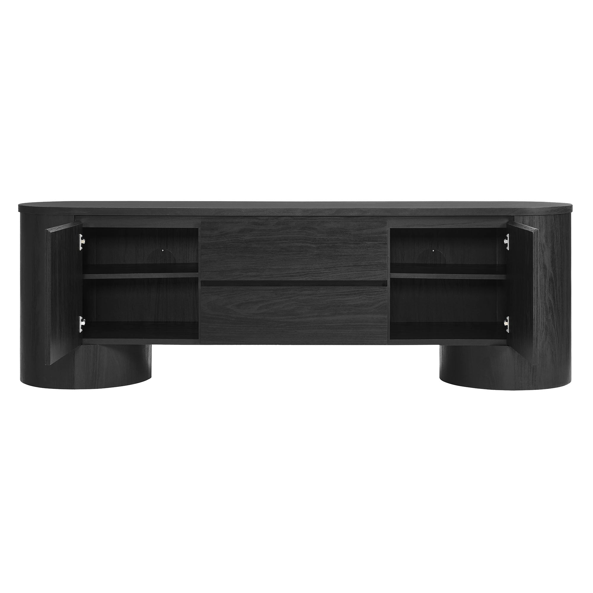 Modway Duval 71 Inch Oval TV Cabinet