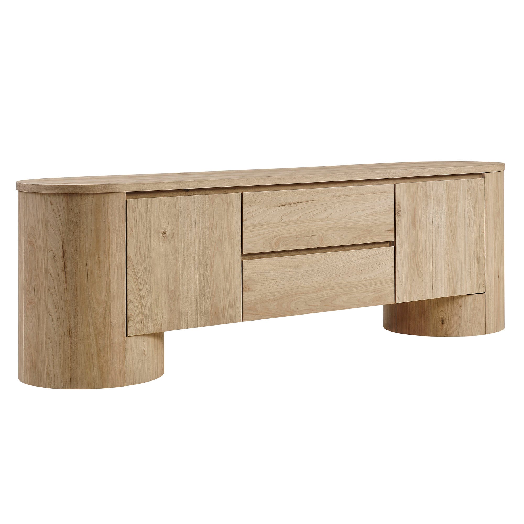 Modway Duval 71 Inch Oval TV Cabinet