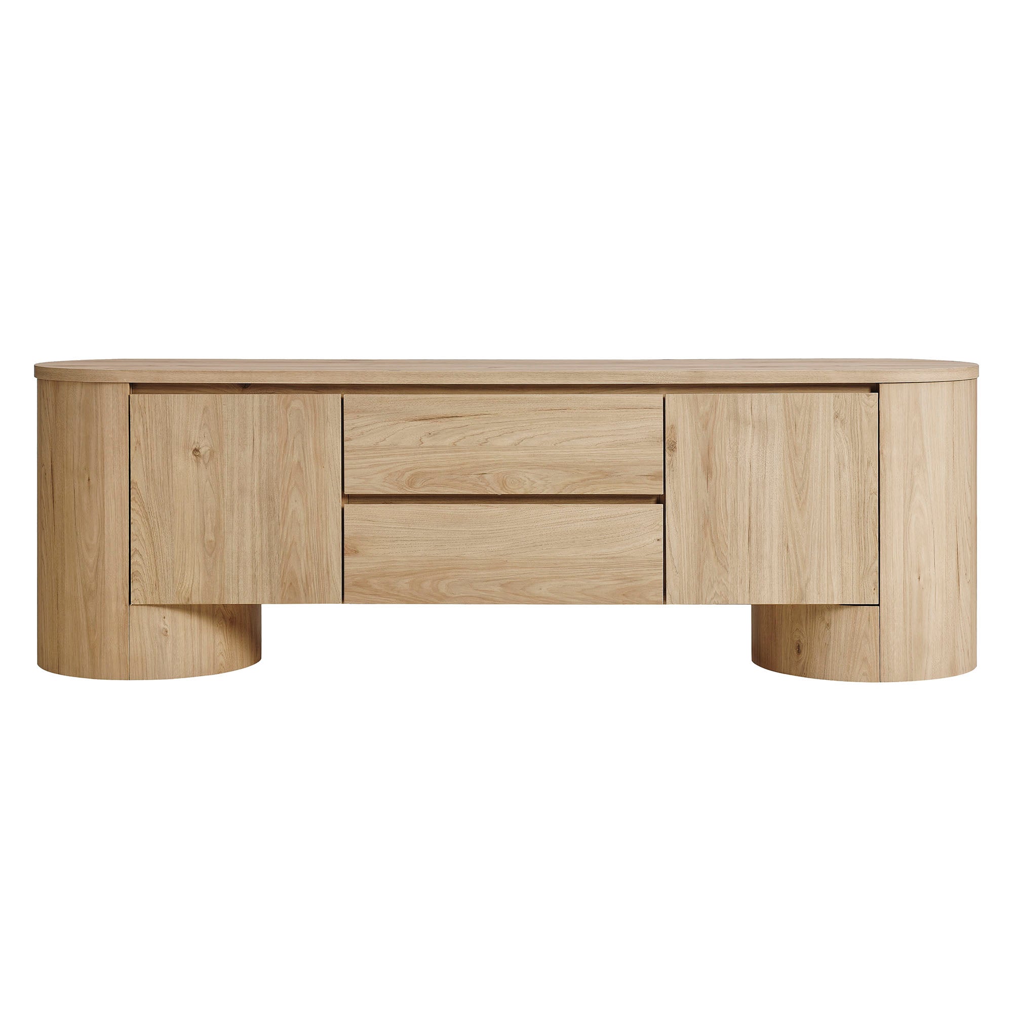Modway Duval 71 Inch Oval TV Cabinet