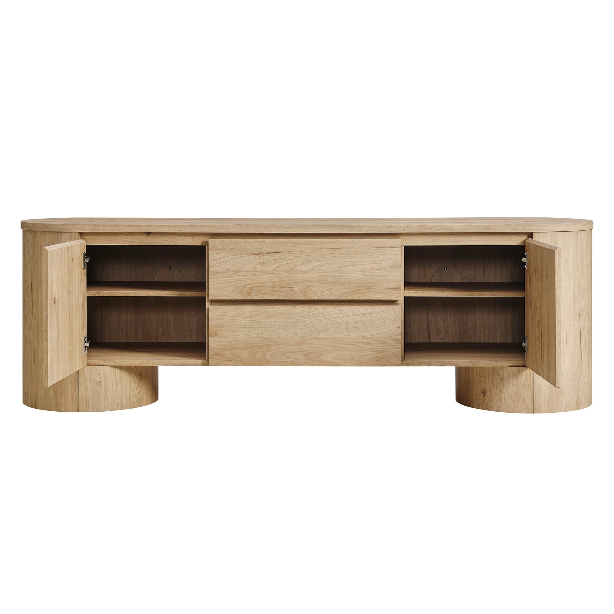 Modway Duval 71 Inch Oval TV Cabinet