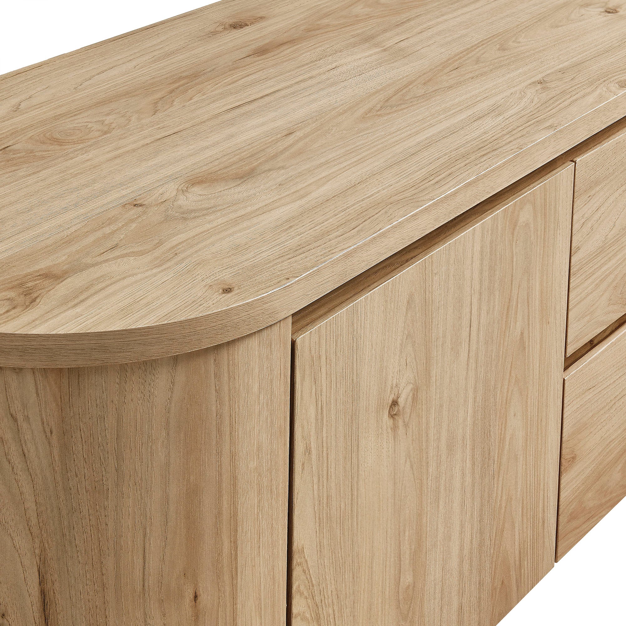 Modway Duval 71 Inch Oval TV Cabinet