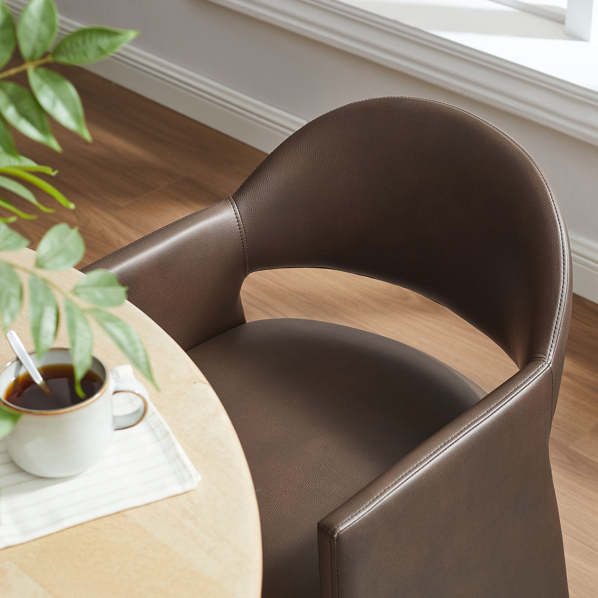 Modway Talia Vegan Leather Dining Armchair