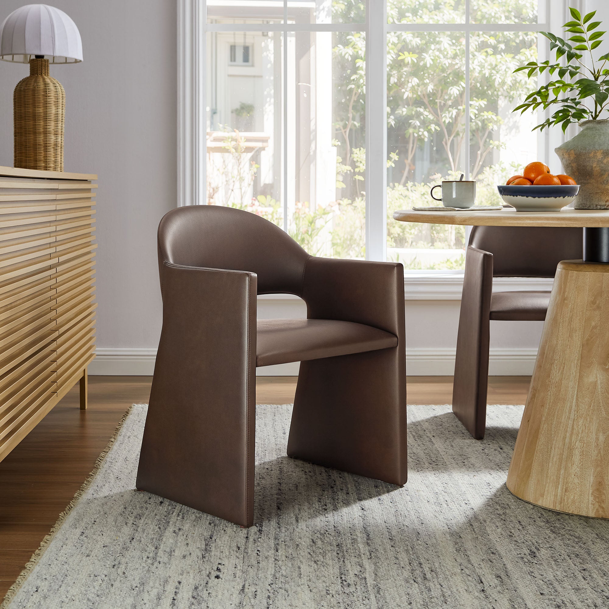 Modway Talia Vegan Leather Dining Armchair