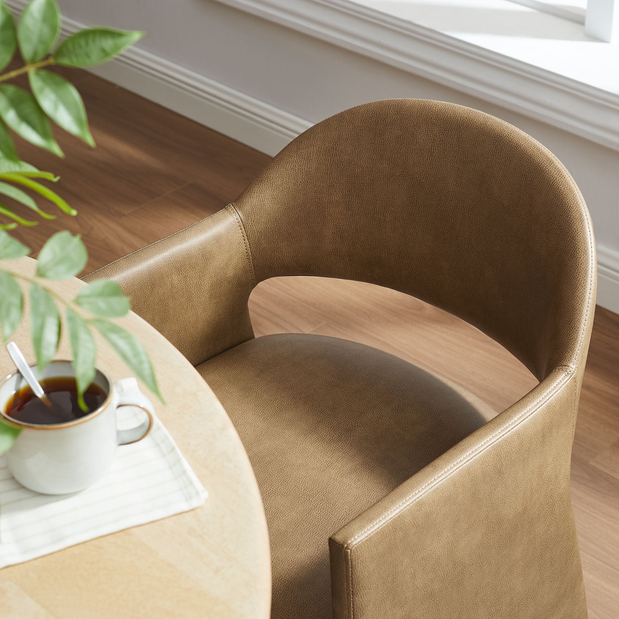 Modway Talia Vegan Leather Dining Armchair