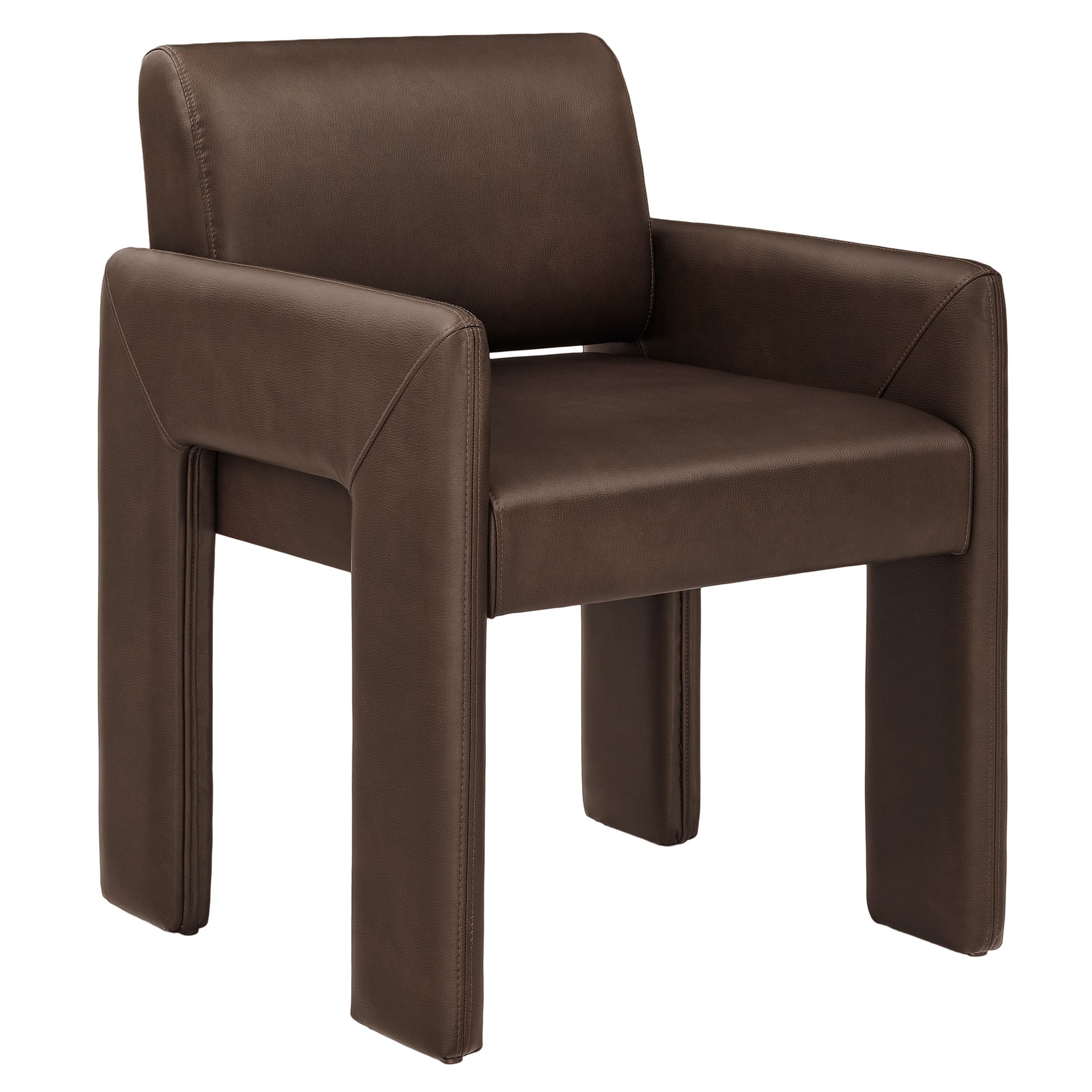 Modway EEI-7443 Daven Vegan Leather Dining Armchair