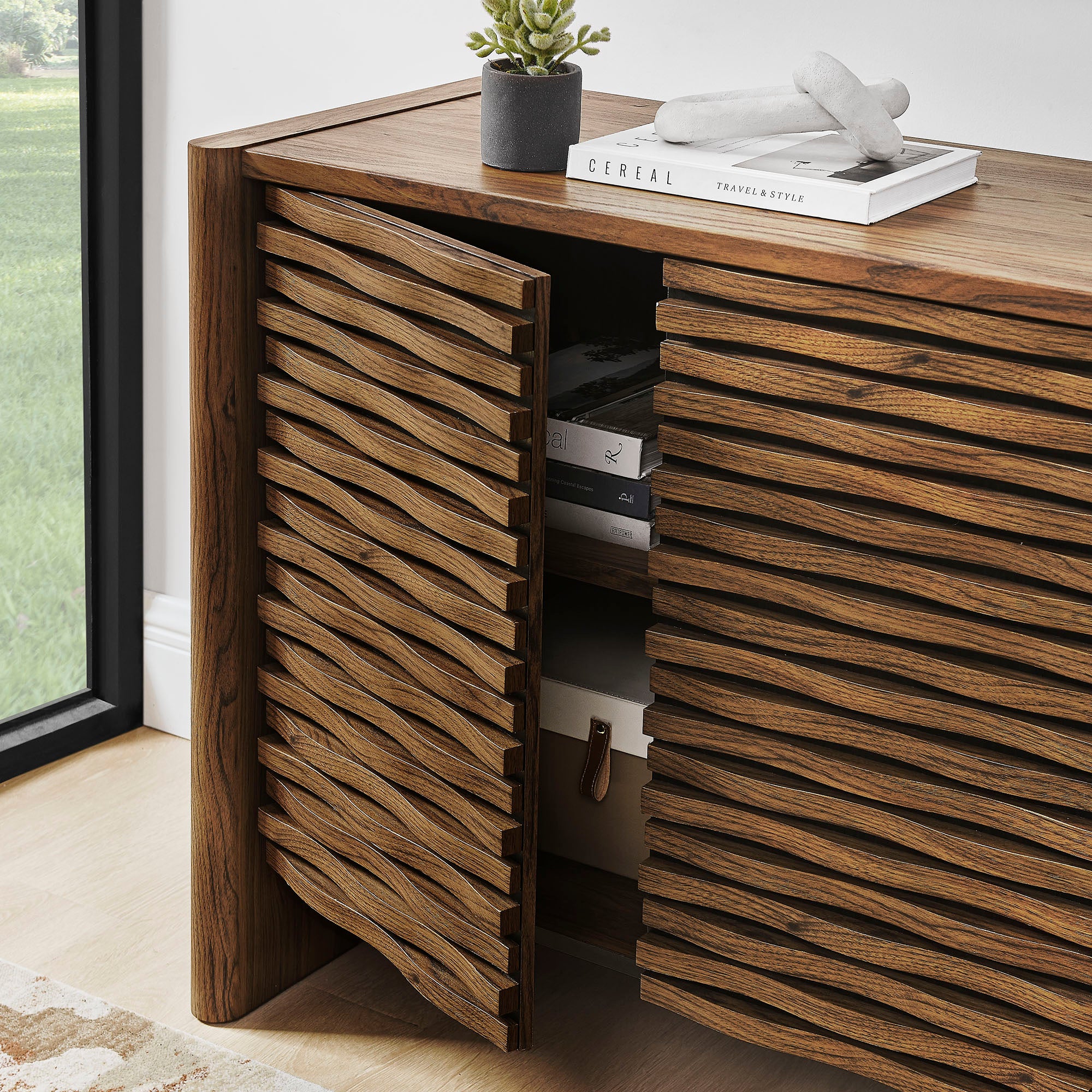 Modway Emric Wave Accent Cabinet