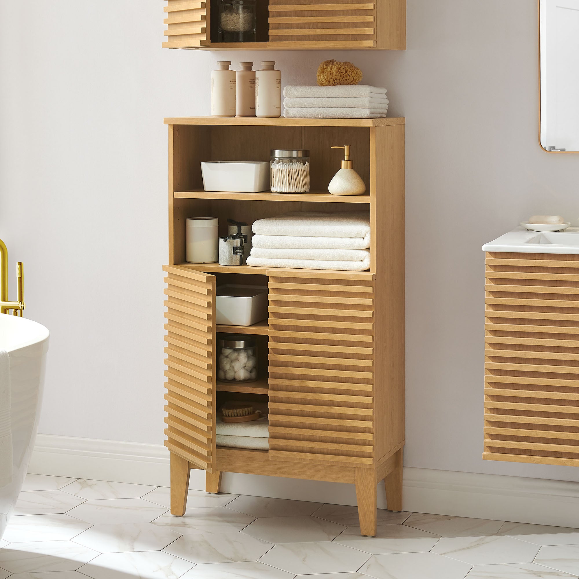 Modway Render Bathroom Cabinet Set