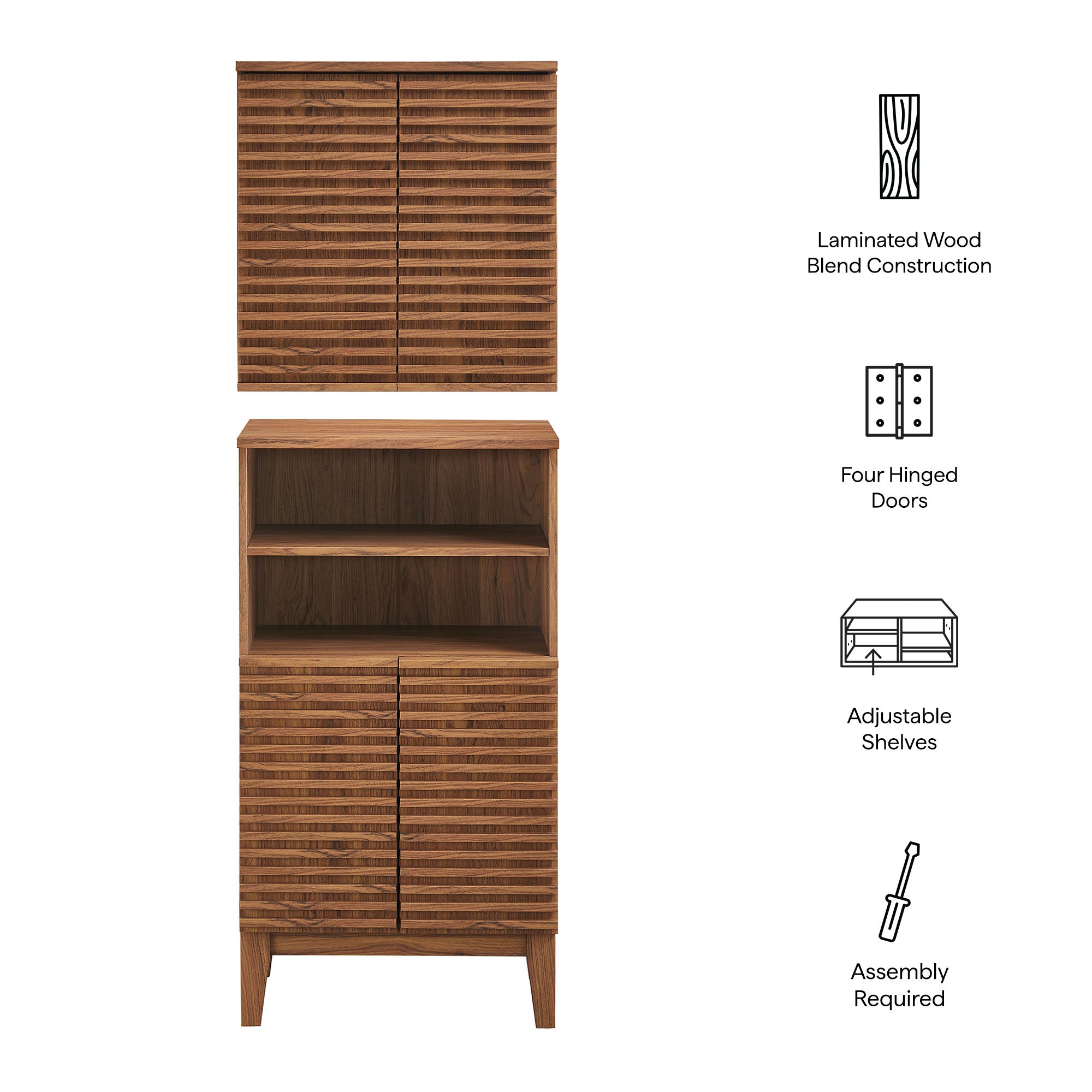 Modway Render Bathroom Cabinet Set