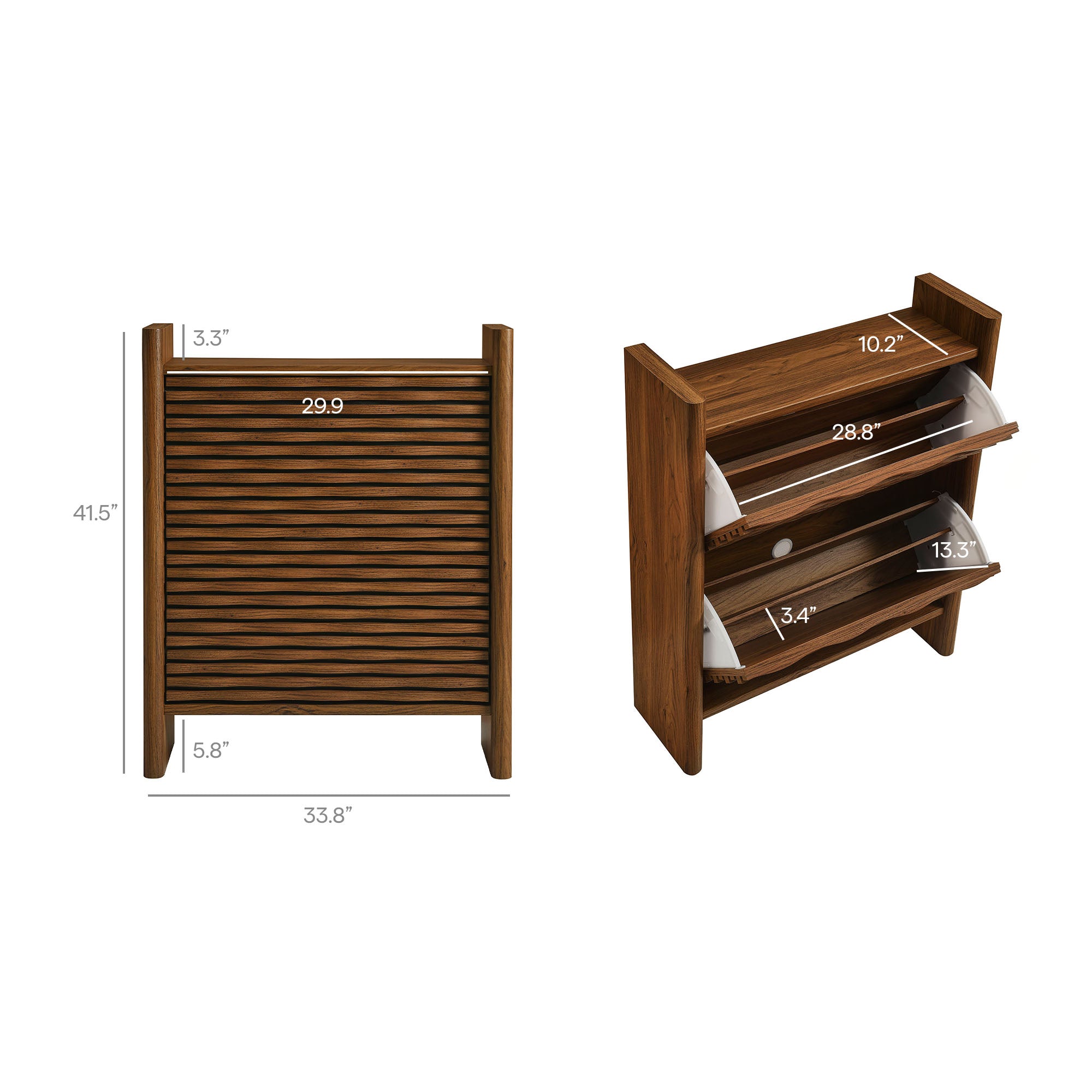 Modway Emric Wave Shoe Cabinet