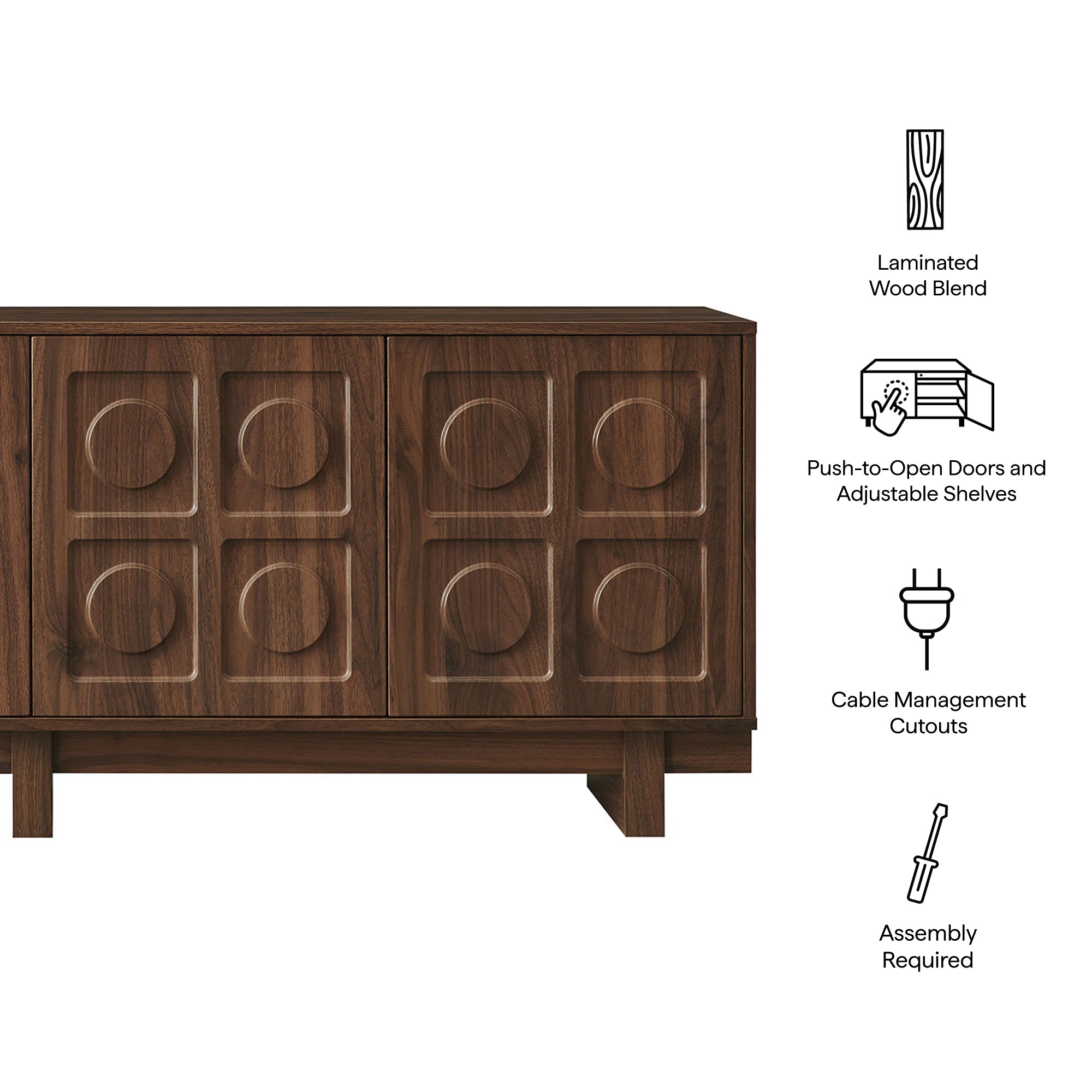 Modway Knox 71 Inch TV Stand
