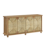 Modway EEI-7451 Marola 71 Inch Oak Wood Seagrass Sideboard