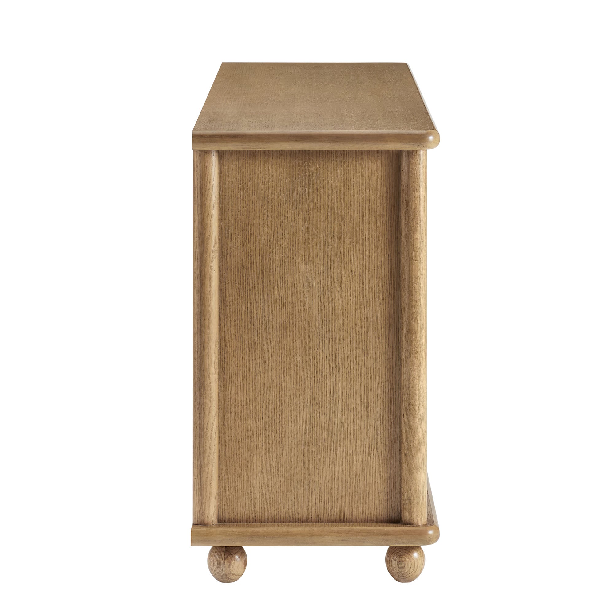 Modway EEI-7451 Marola 71 Inch Oak Wood Seagrass Sideboard