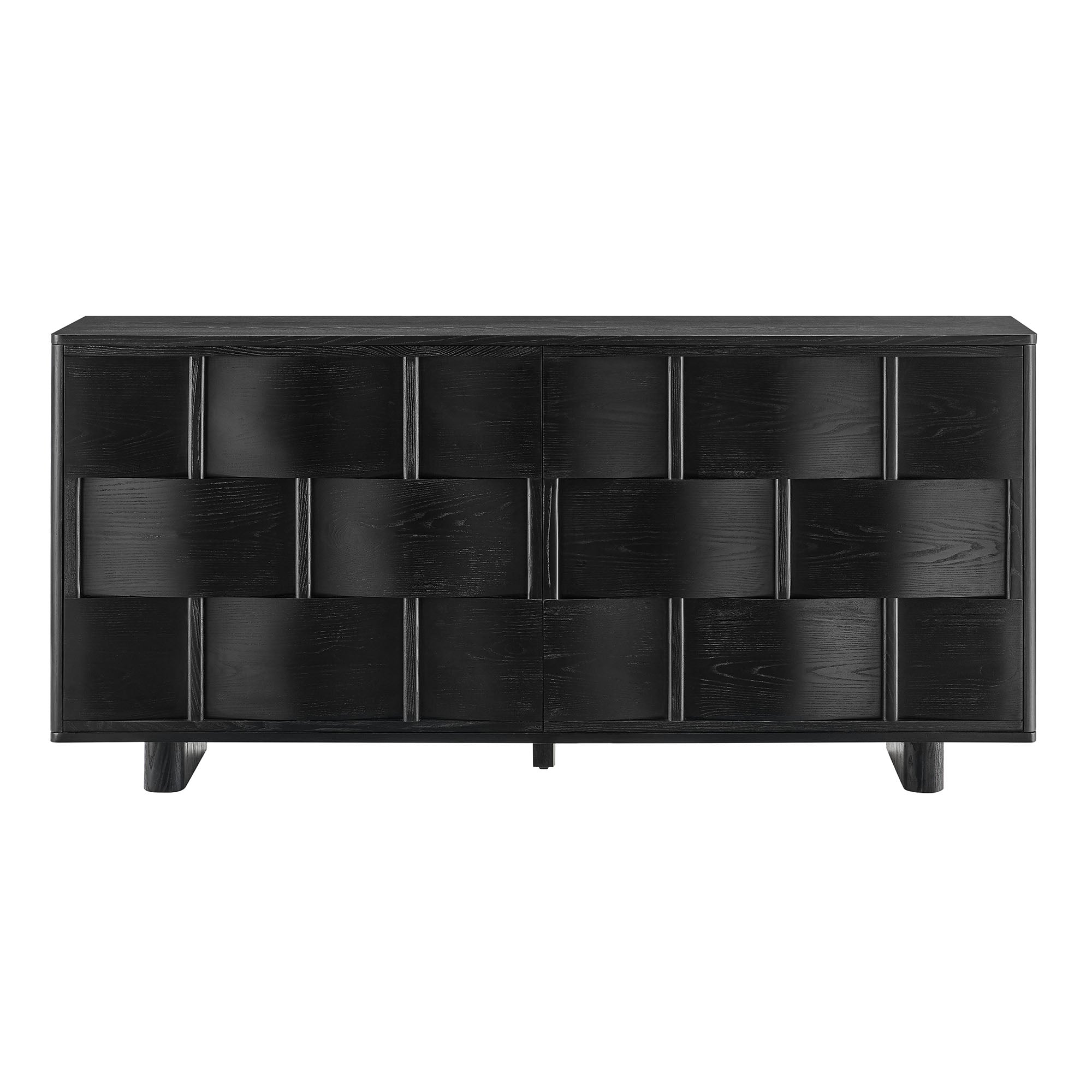 Modway Foundry 71" Woven Design Buffet Storage Cabinet