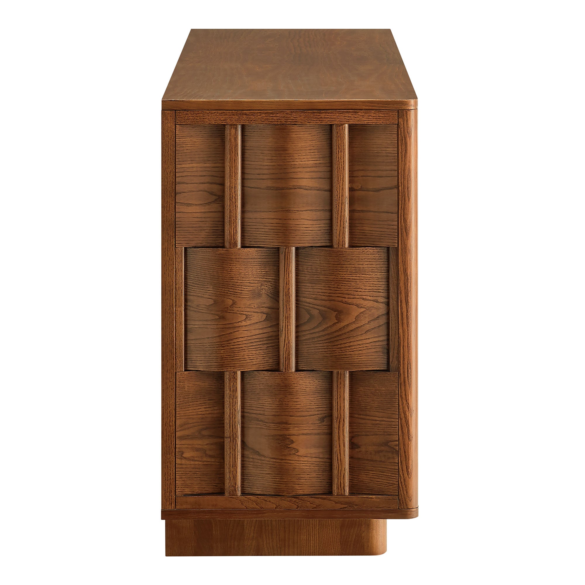 Modway EEI-7452 Foundry 71" Woven Design Buffet Storage Cabinet