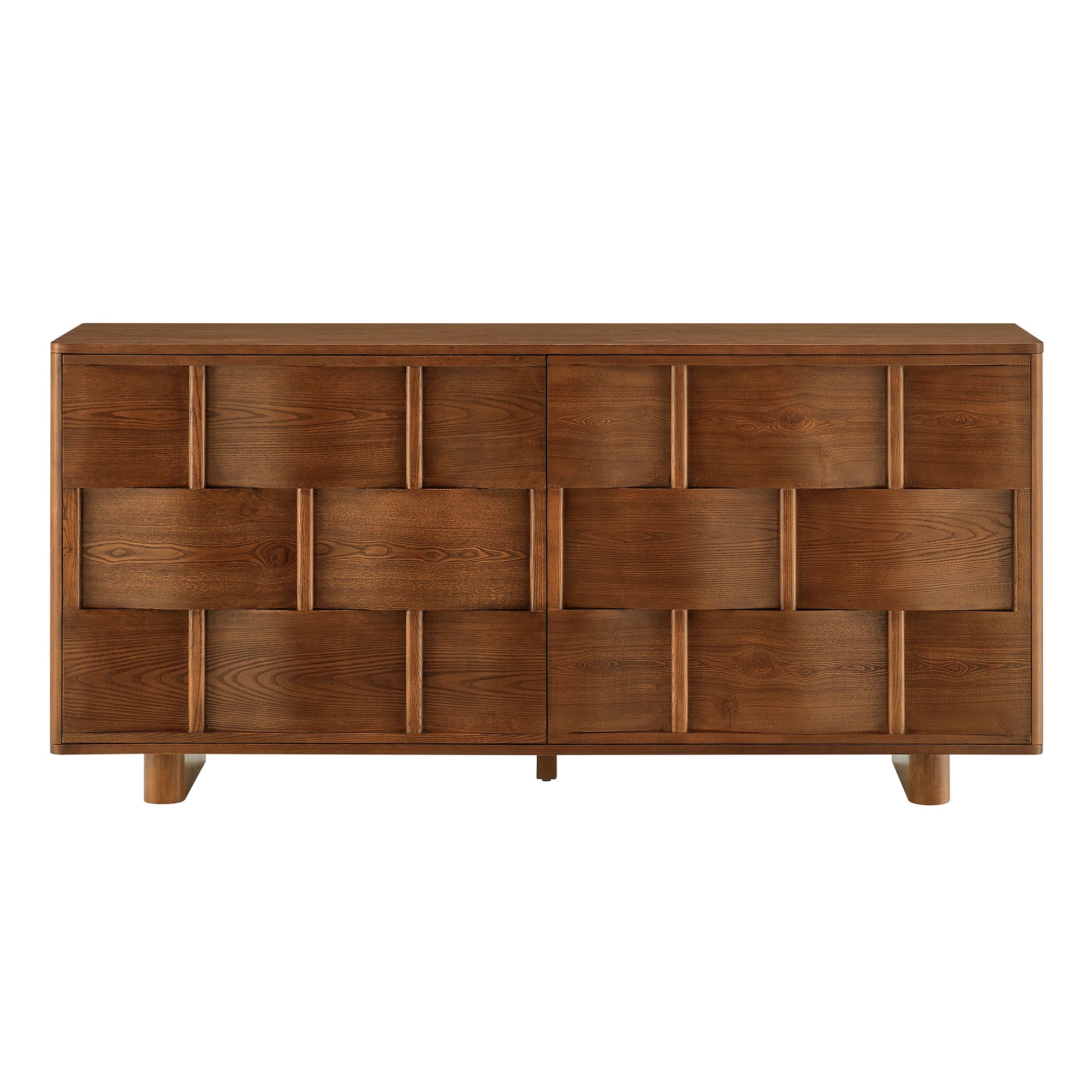 Modway Foundry 71" Woven Design Buffet Storage Cabinet