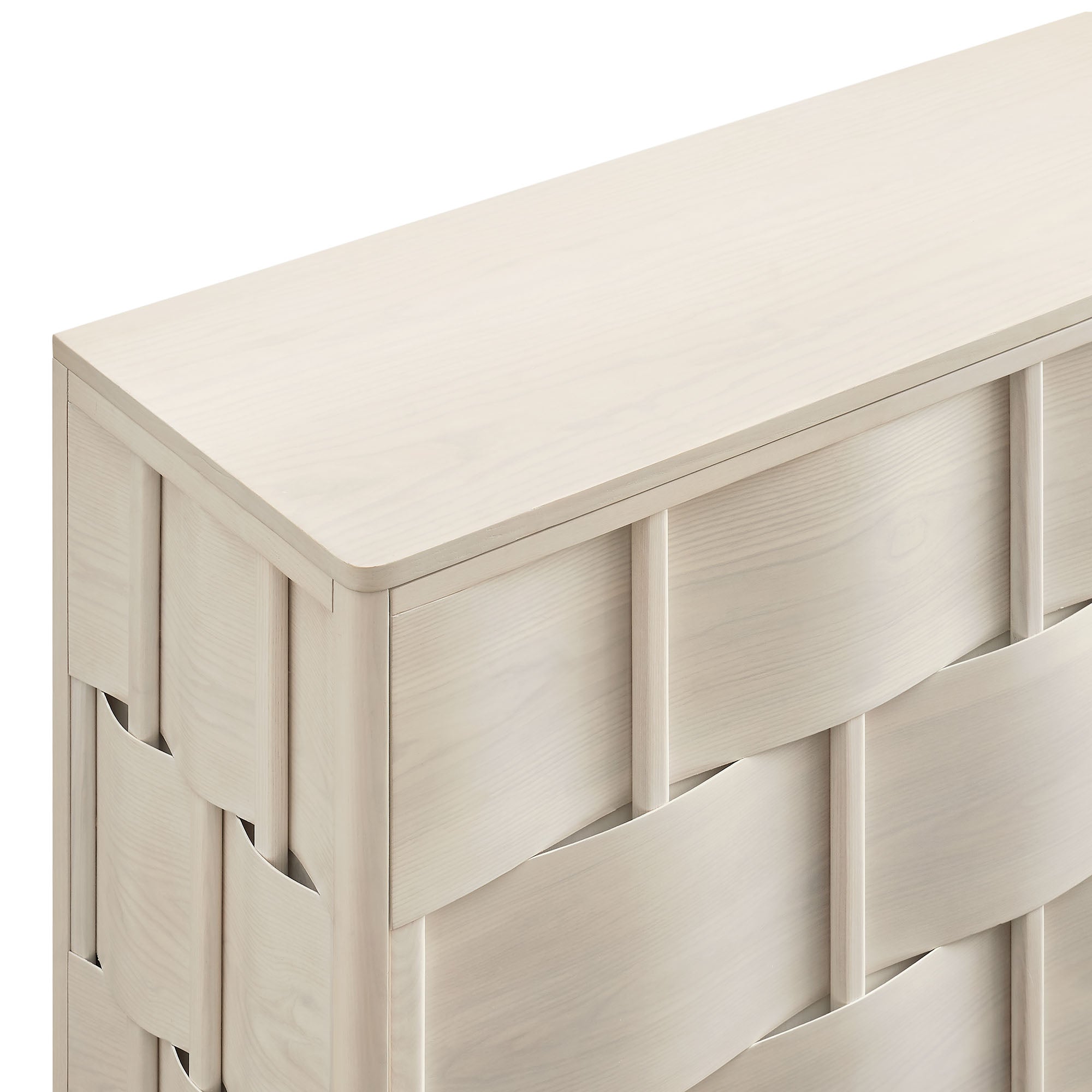 Modway Foundry 71" Woven Design Buffet Storage Cabinet