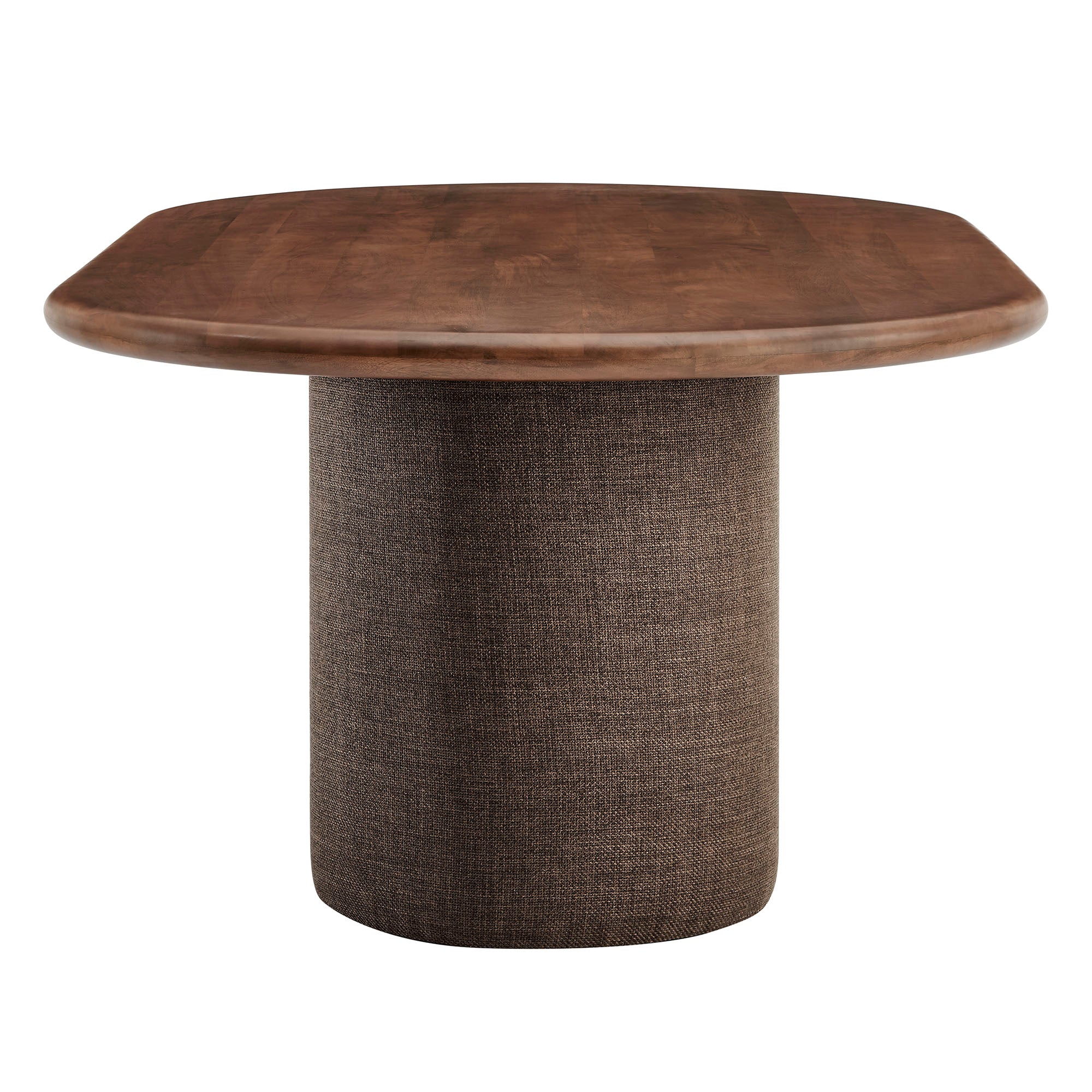 Modway EEI-7458 Enric 84 Inch Mango Wood Oval Dining Table