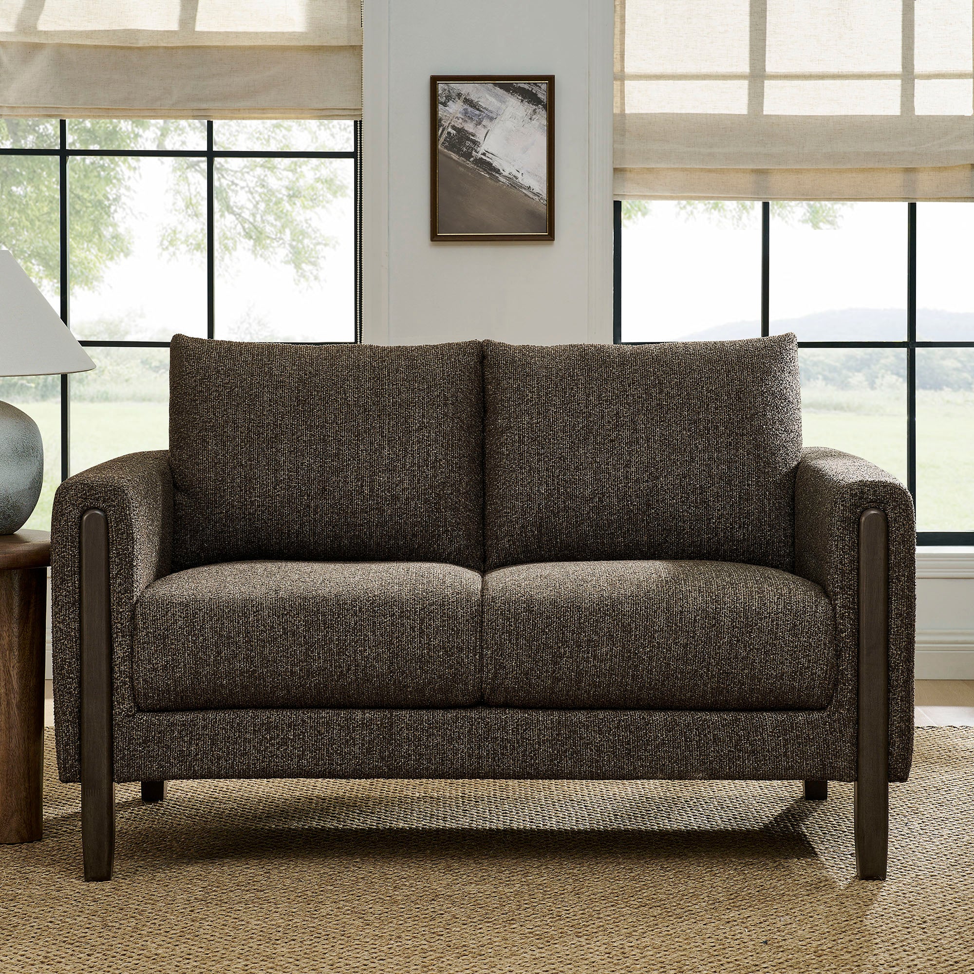 Modway Hawken Boucle Fabric Loveseat