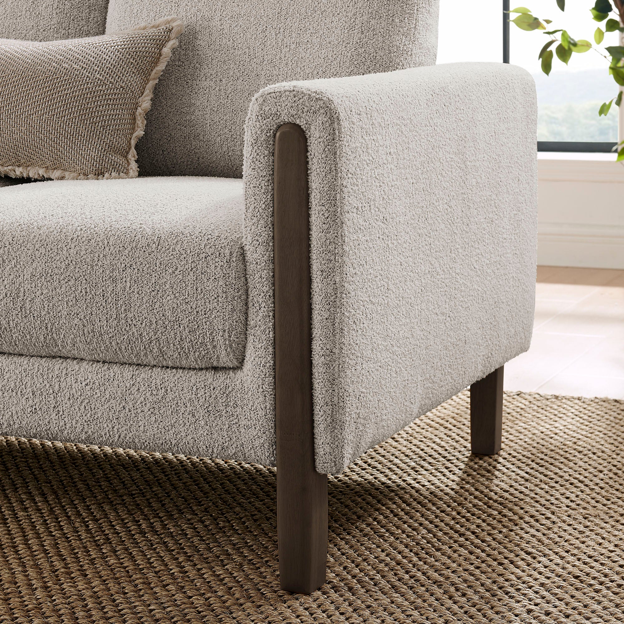 Modway Hawken Boucle Fabric Sofa