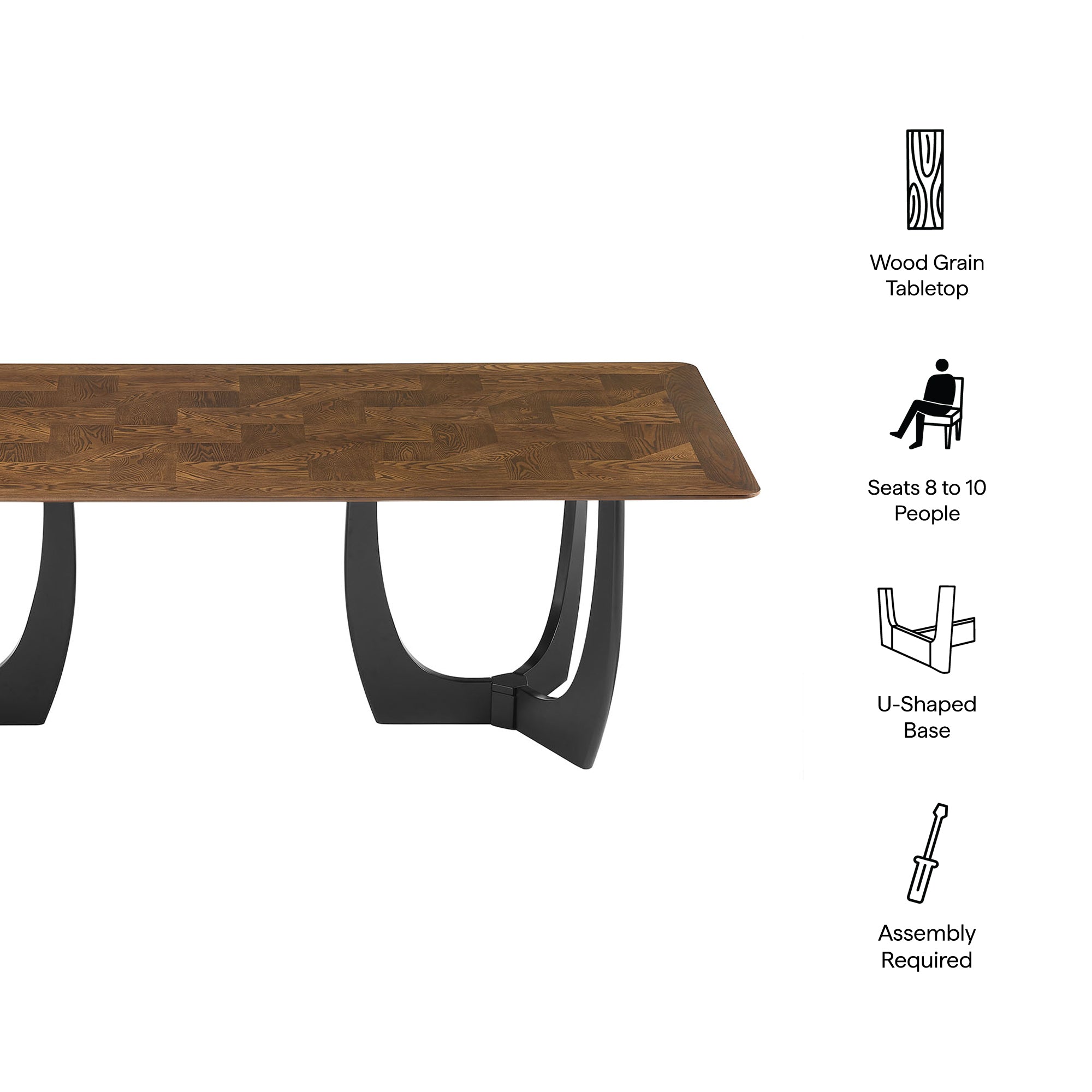 Modway Wrenly 94” Dining Table