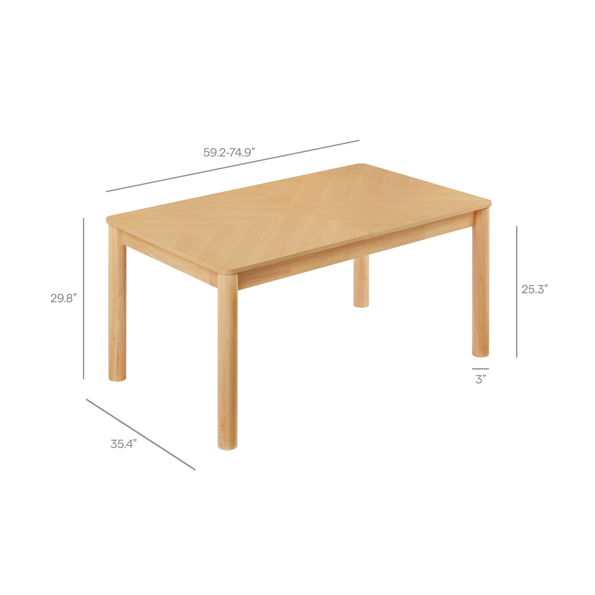 Modway Alba Extendable Dining Table