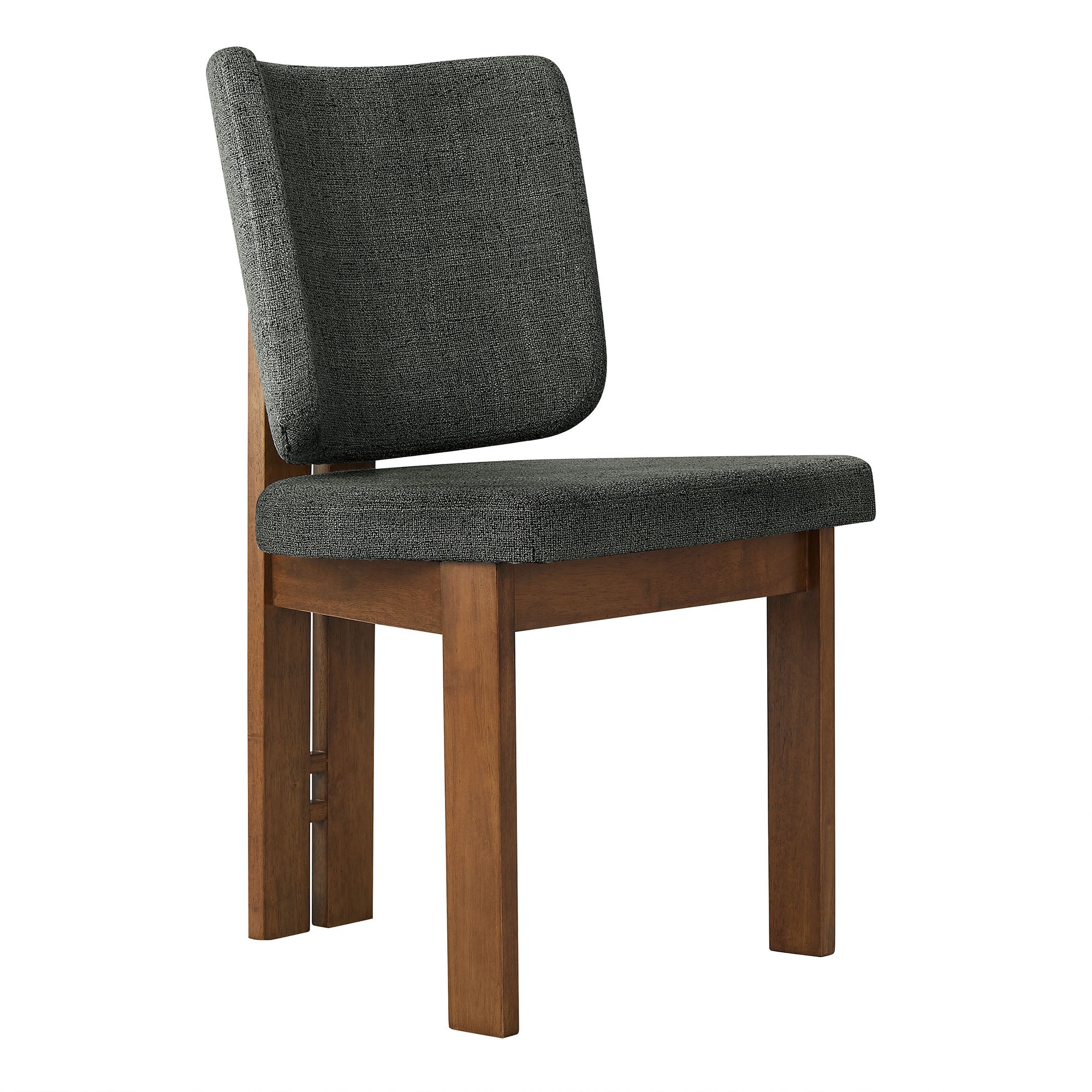 Modway Alba Armless Upholstered Dining Chairs Set Of 2