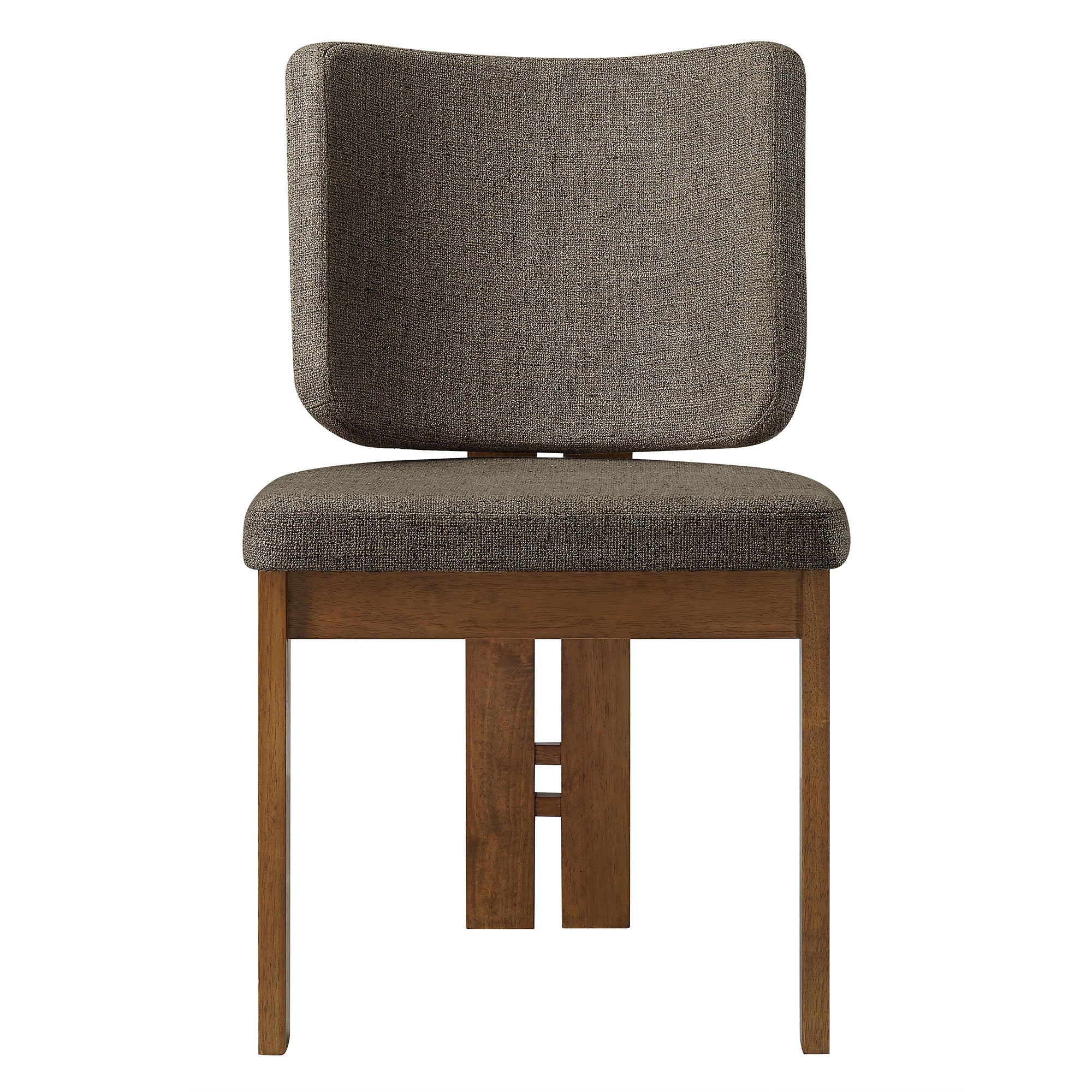 Modway Alba Armless Upholstered Dining Chairs Set Of 2