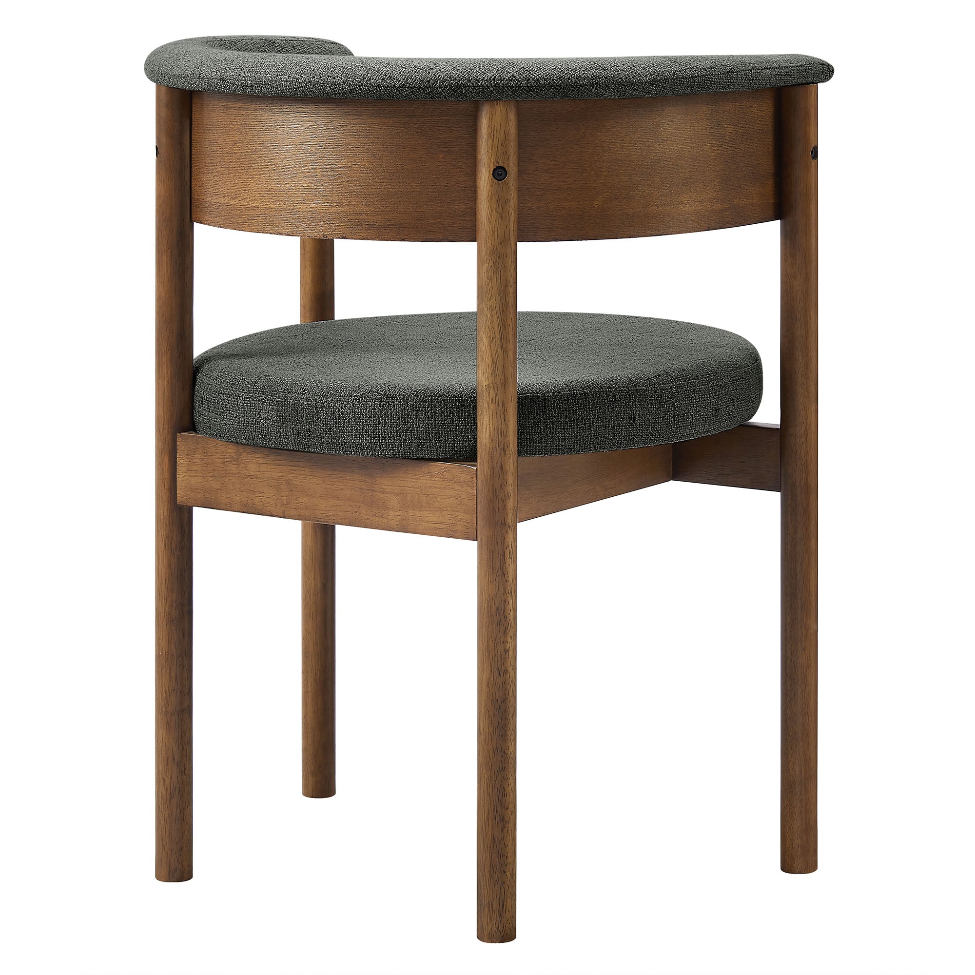 Modway Clea Curved Upholstered Dining Chairs Set Of 2