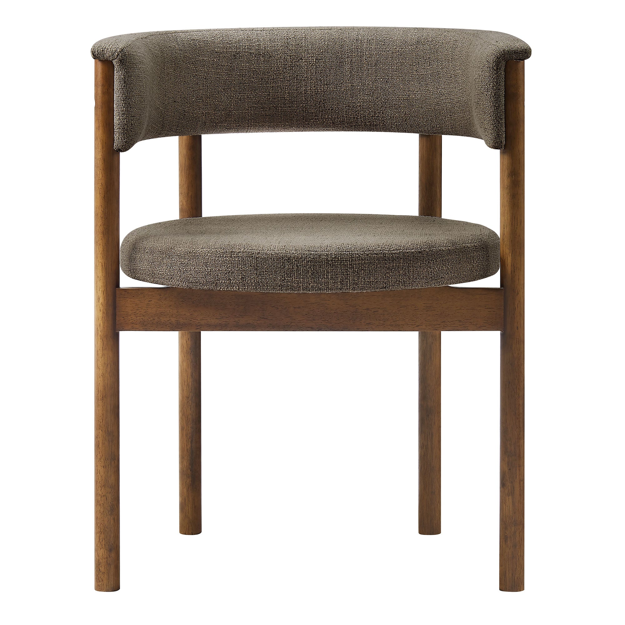 Modway Clea Curved Upholstered Dining Chairs Set Of 2