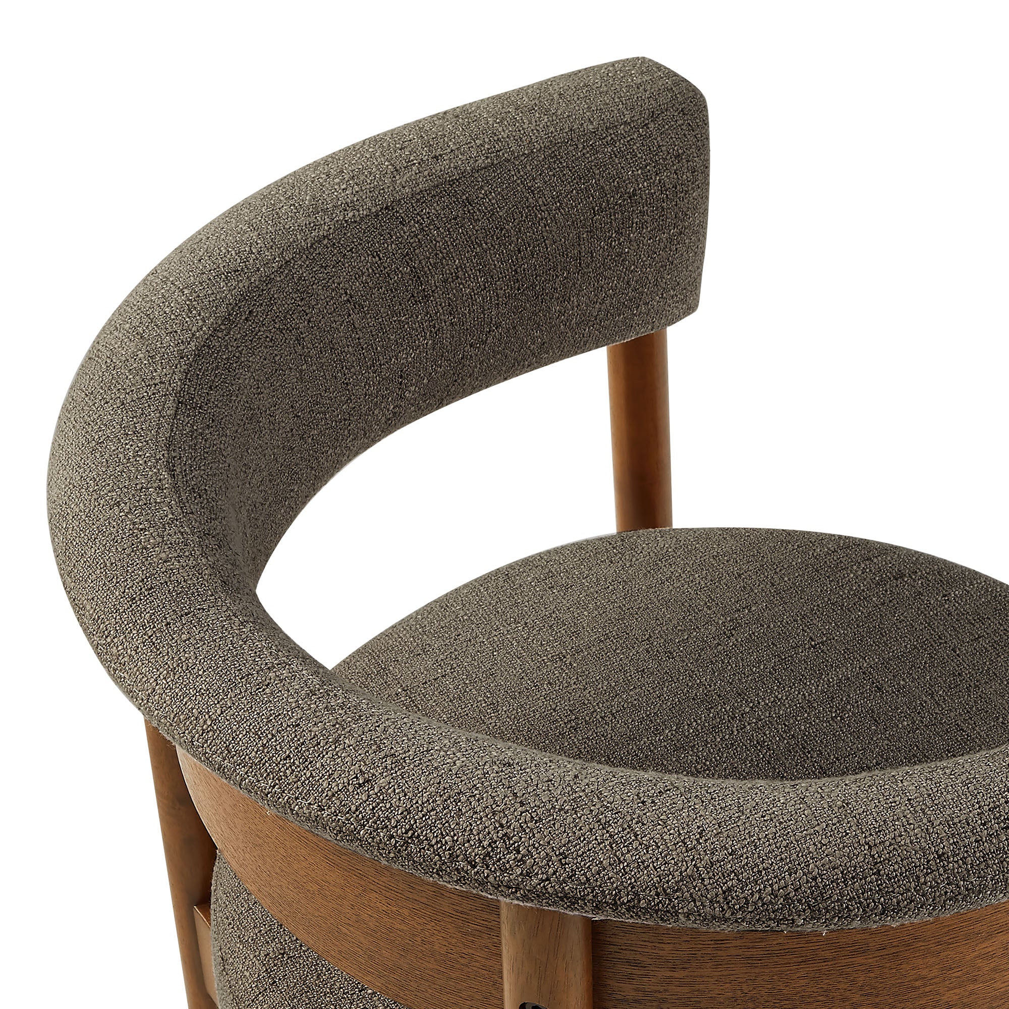 Modway Clea Curved Upholstered Dining Chairs Set Of 2