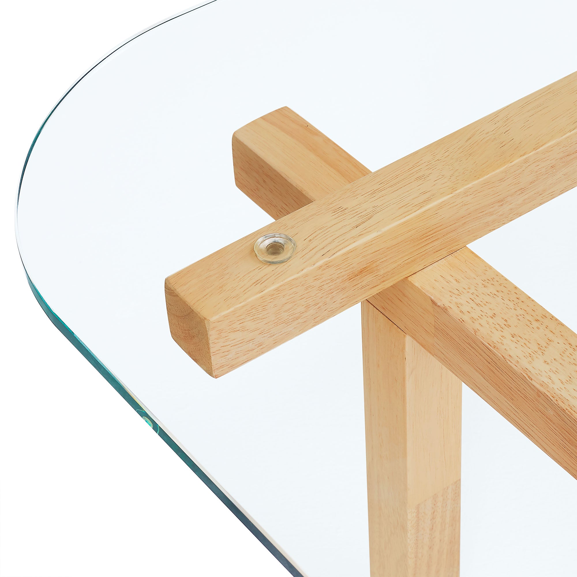 Modway Isby 35 Inch Tempered Glass Coffee Table