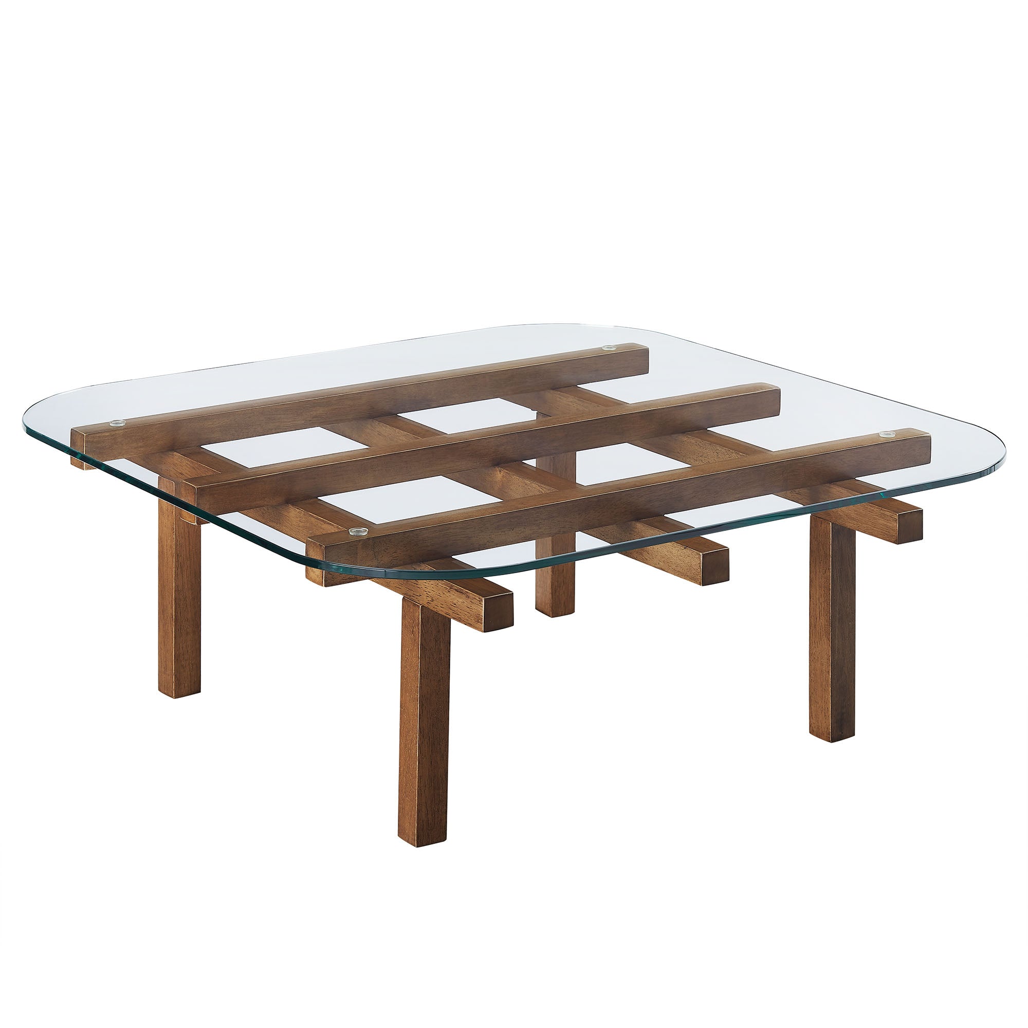 Modway Isby 35 Inch Tempered Glass Coffee Table